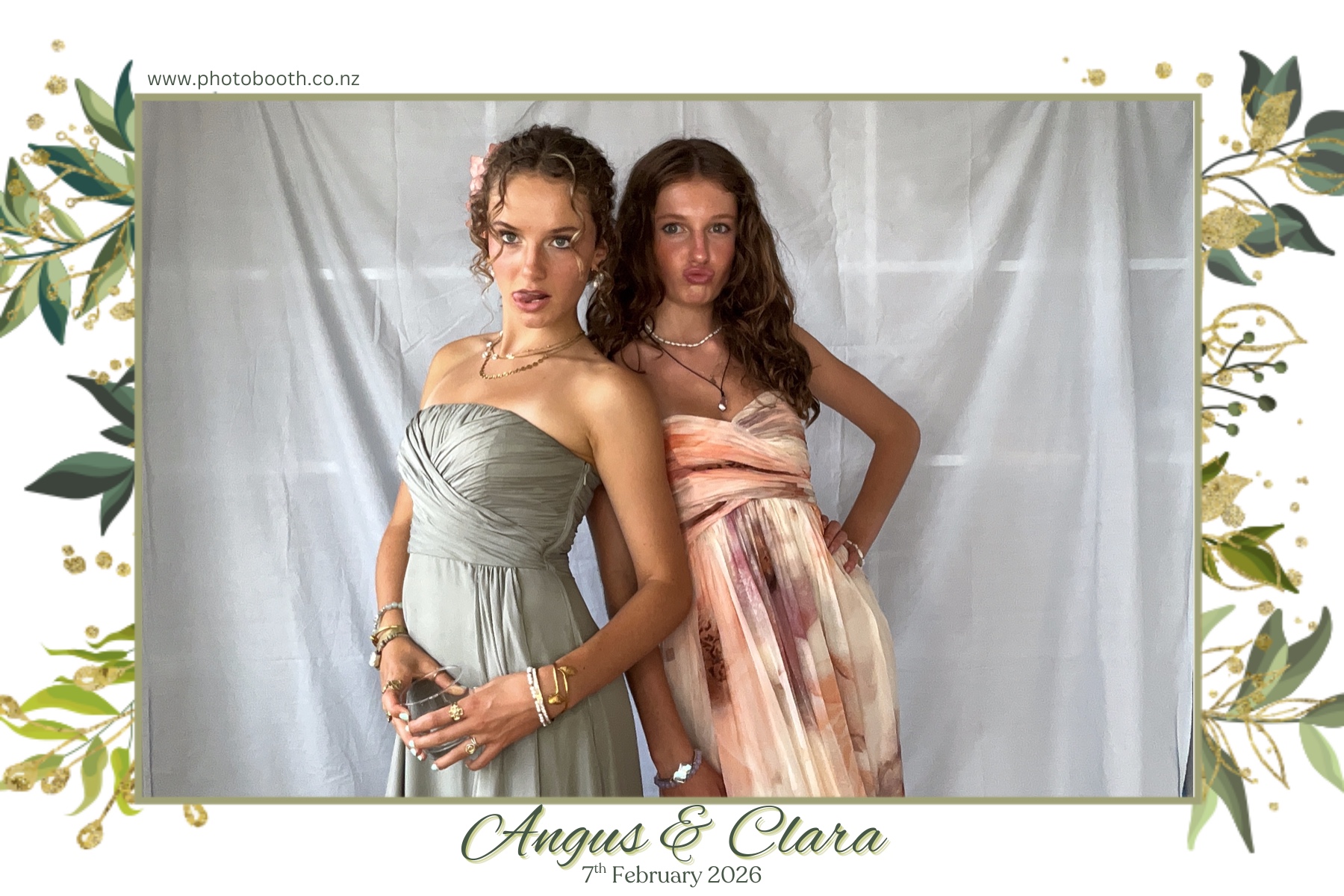 Angus and Clara's Wedding | View more photos from the event at gallery.photobooth.co.nz/u/SelfieCentral/Angus-and-Claras-Wedding