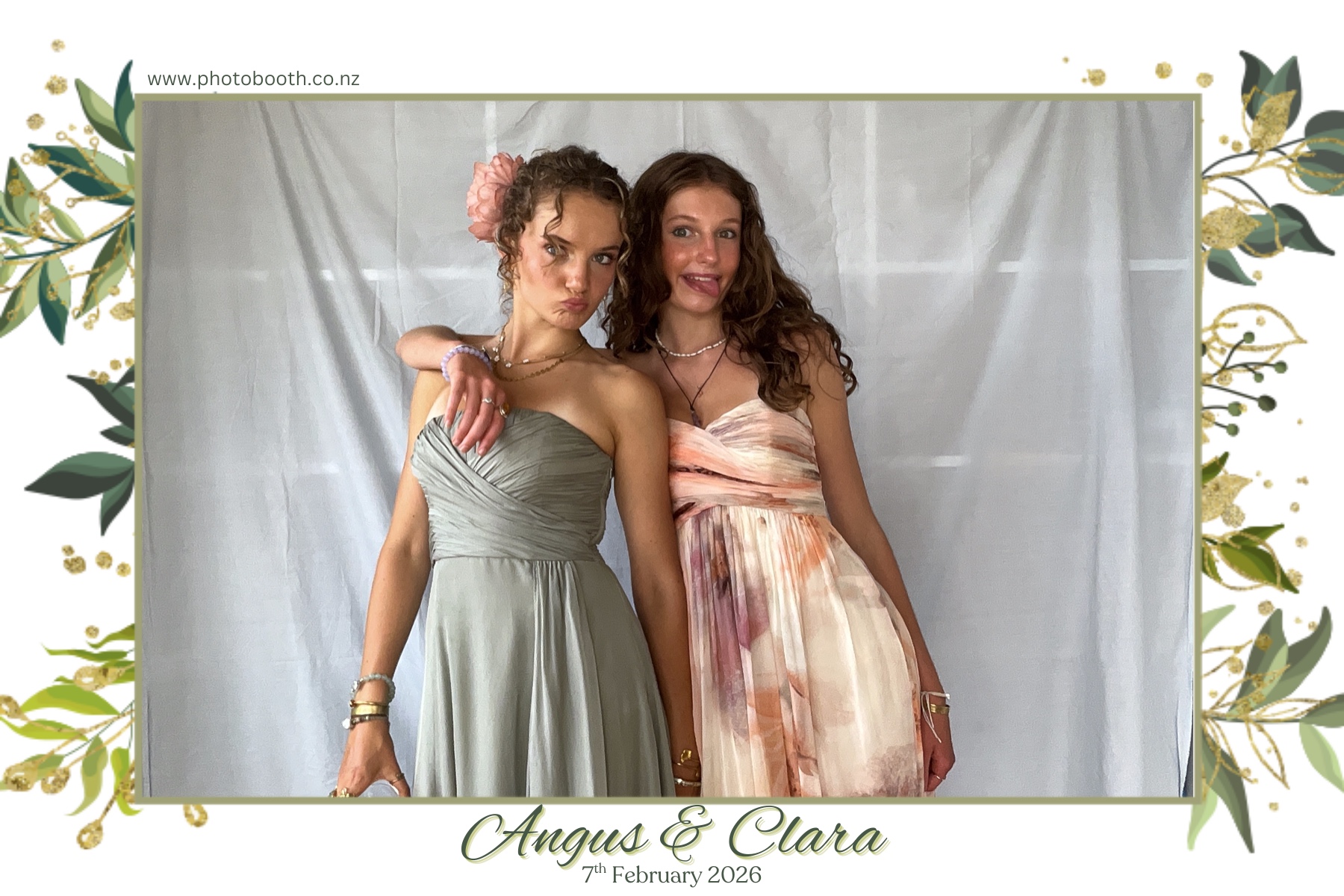 Angus and Clara's Wedding | View more photos from the event at gallery.photobooth.co.nz/u/SelfieCentral/Angus-and-Claras-Wedding