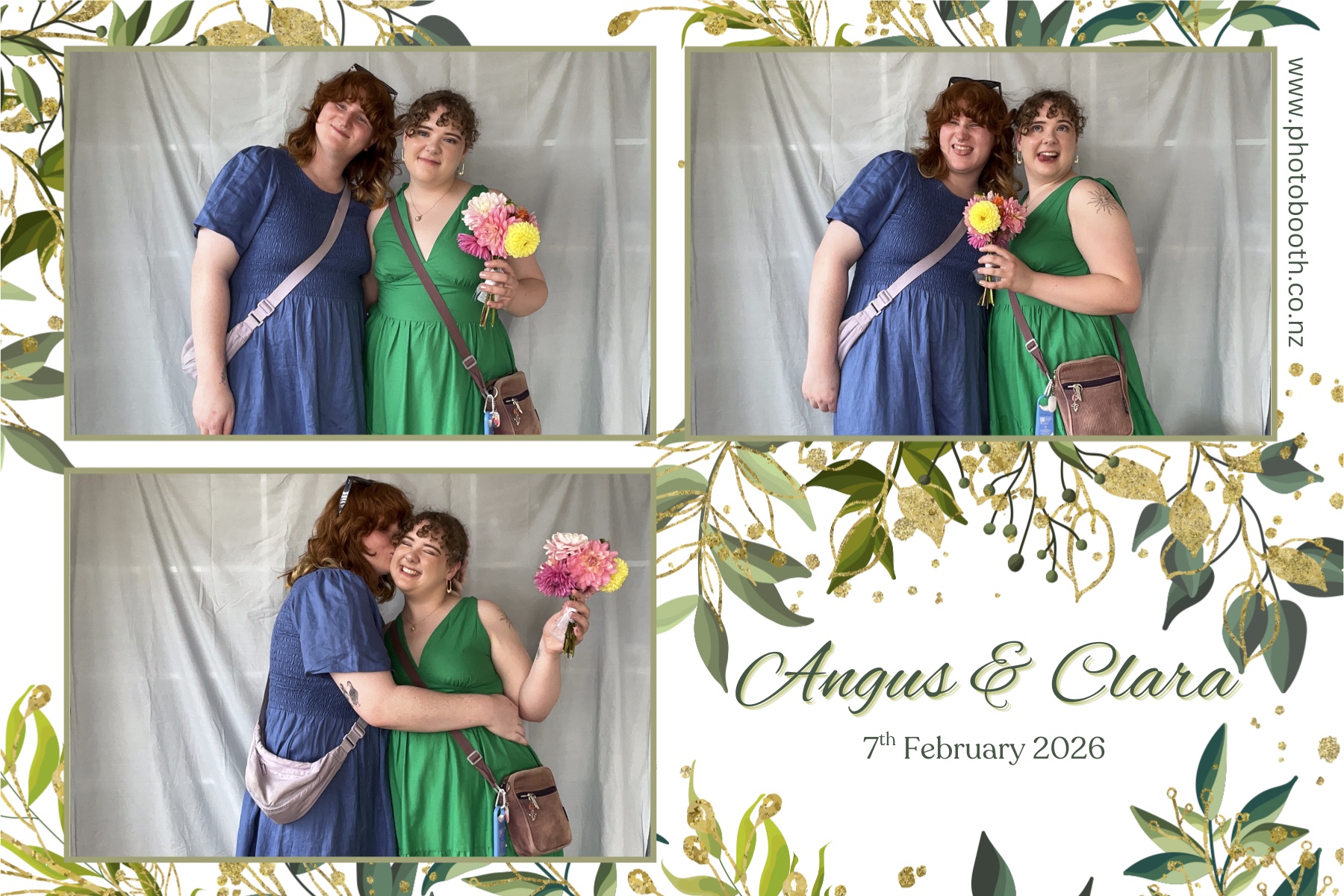 Angus and Clara's Wedding | View more photos from the event at gallery.photobooth.co.nz/u/SelfieCentral/Angus-and-Claras-Wedding