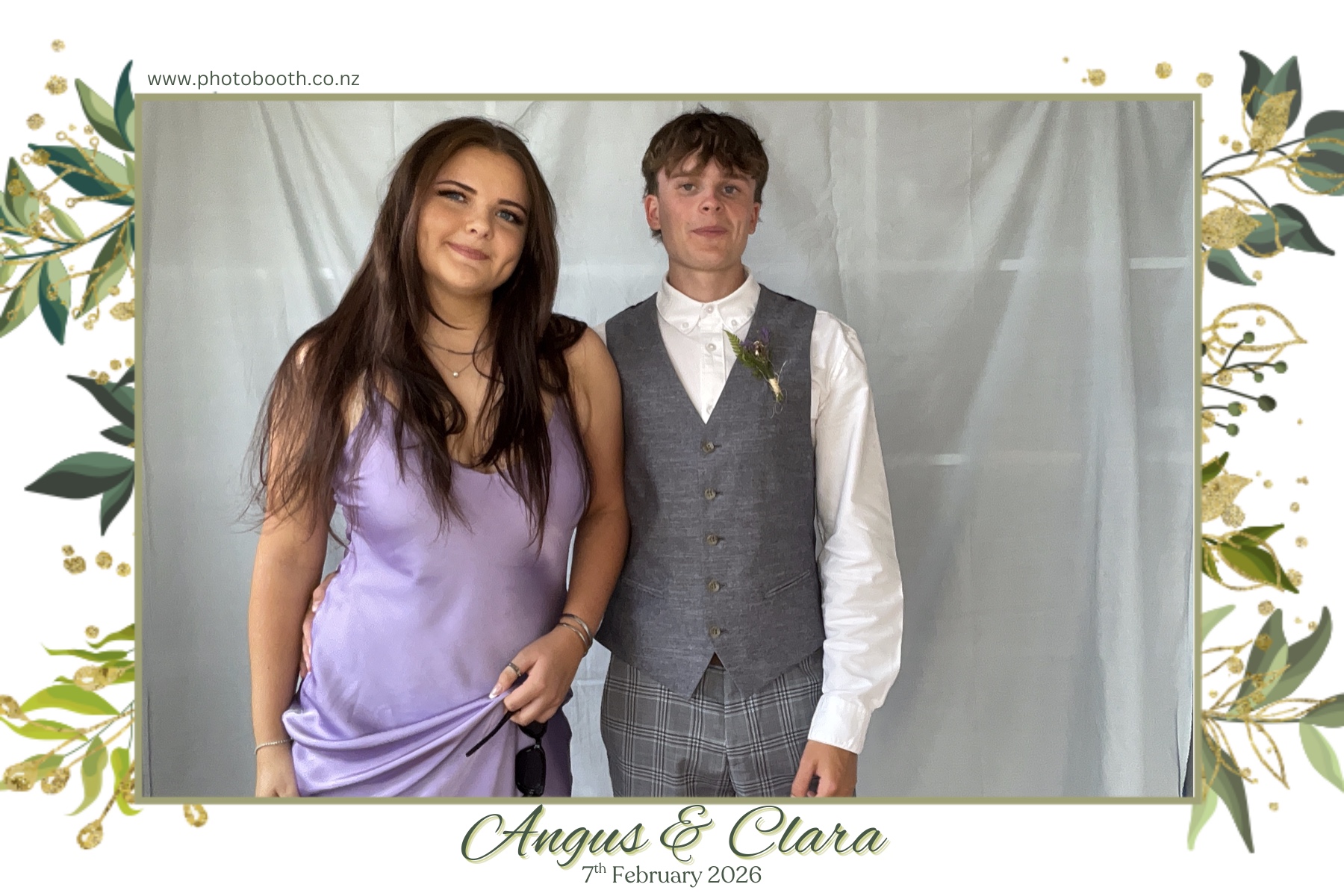 Angus and Clara's Wedding | View more photos from the event at gallery.photobooth.co.nz/u/SelfieCentral/Angus-and-Claras-Wedding