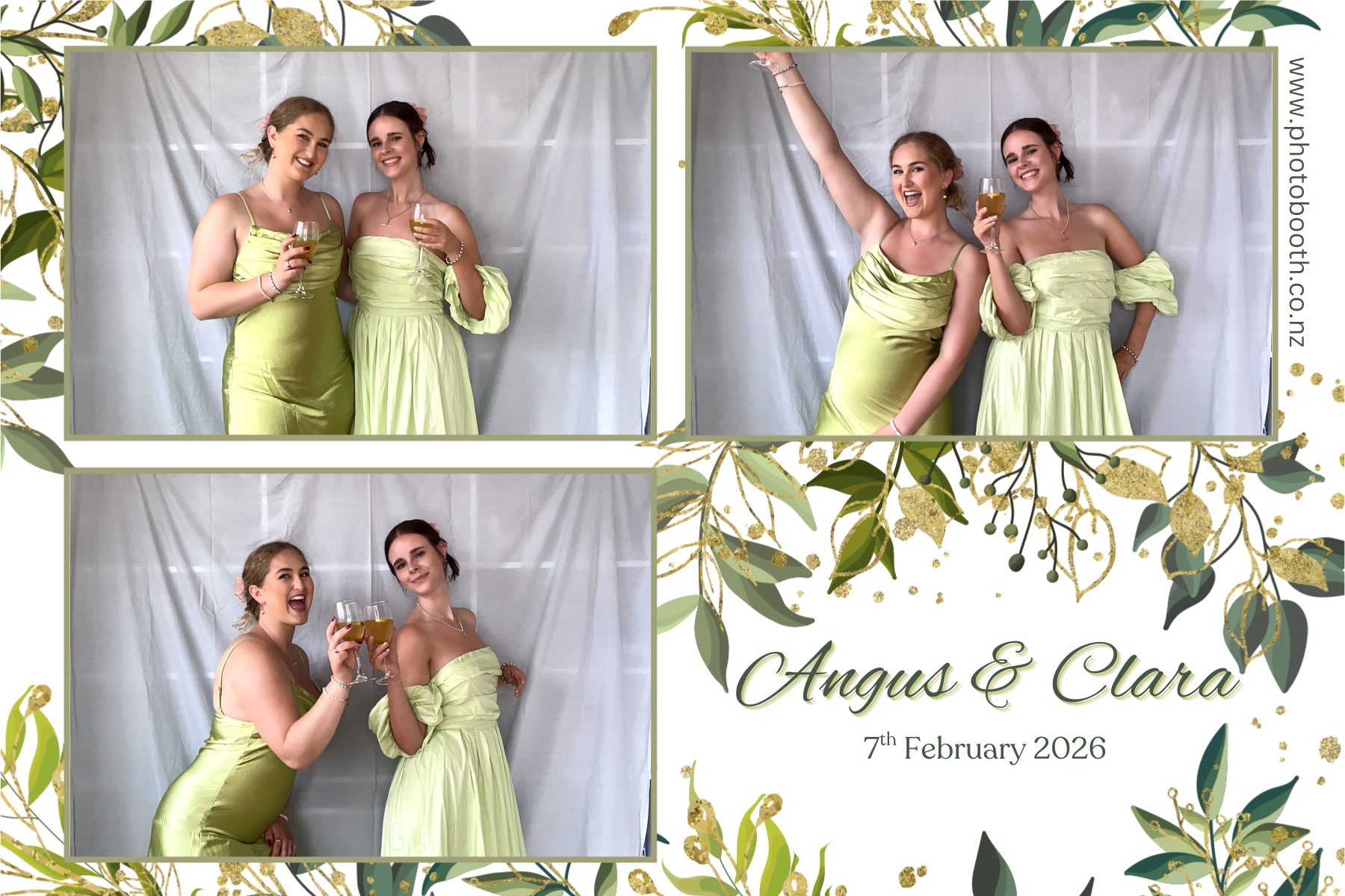 Angus and Clara's Wedding | View more photos from the event at gallery.photobooth.co.nz/u/SelfieCentral/Angus-and-Claras-Wedding