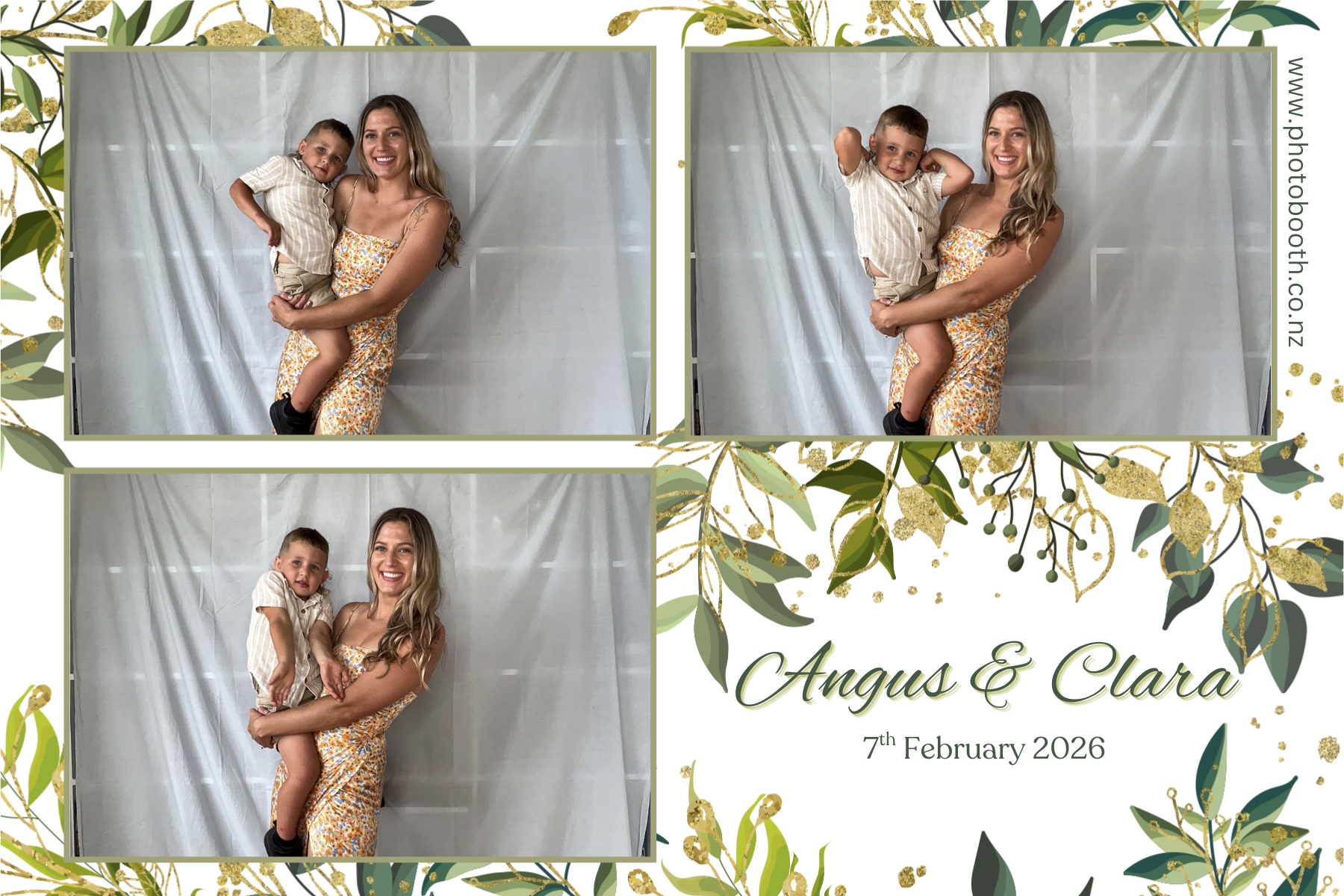 Angus and Clara's Wedding | View more photos from the event at gallery.photobooth.co.nz/u/SelfieCentral/Angus-and-Claras-Wedding