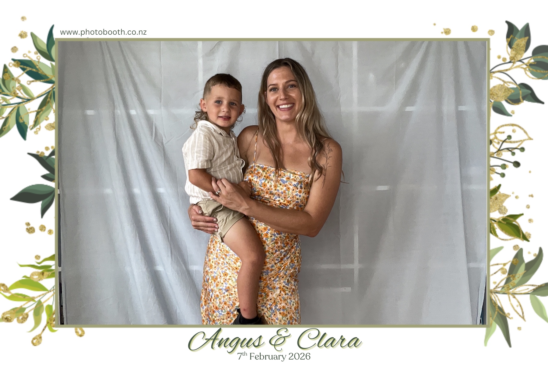 Angus and Clara's Wedding | View more photos from the event at gallery.photobooth.co.nz/u/SelfieCentral/Angus-and-Claras-Wedding