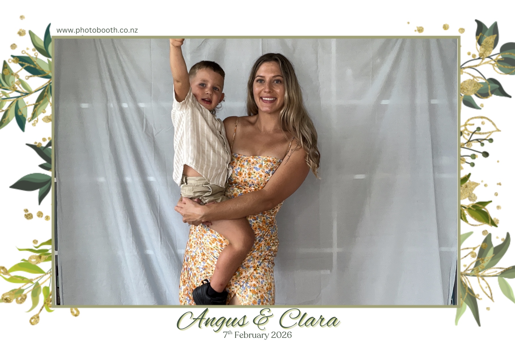 Angus and Clara's Wedding | View more photos from the event at gallery.photobooth.co.nz/u/SelfieCentral/Angus-and-Claras-Wedding