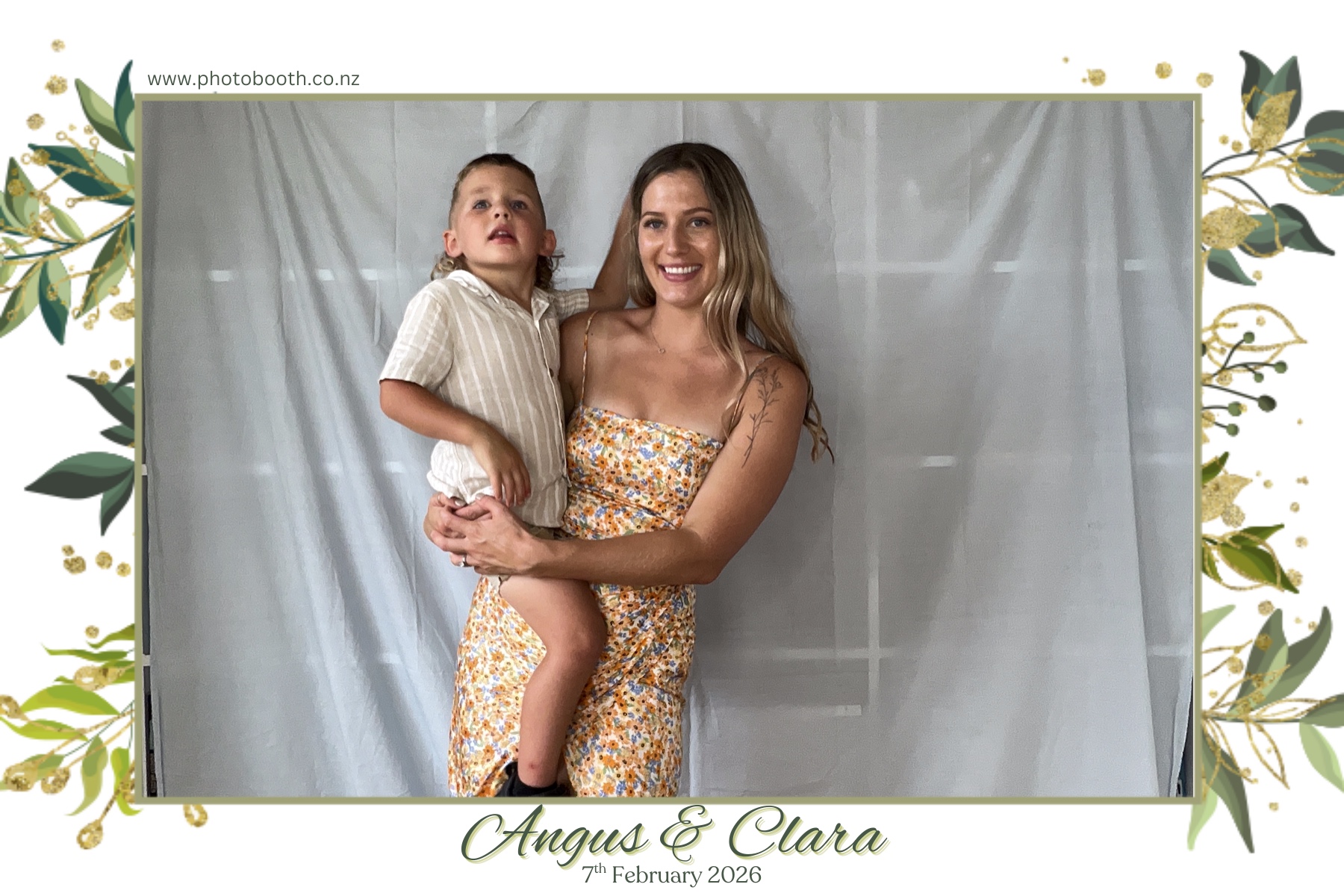 Angus and Clara's Wedding | View more photos from the event at gallery.photobooth.co.nz/u/SelfieCentral/Angus-and-Claras-Wedding