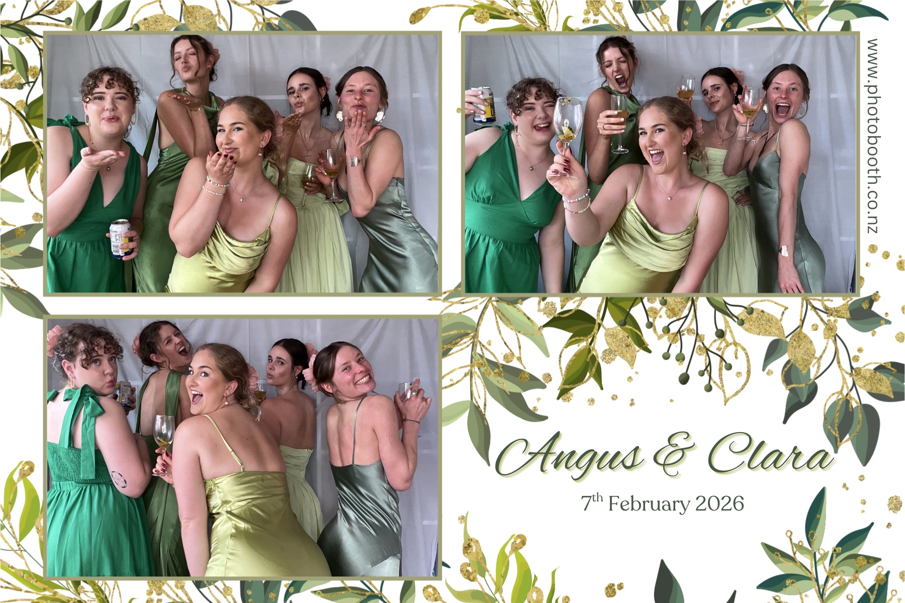 Angus and Clara's Wedding | View more photos from the event at gallery.photobooth.co.nz/u/SelfieCentral/Angus-and-Claras-Wedding