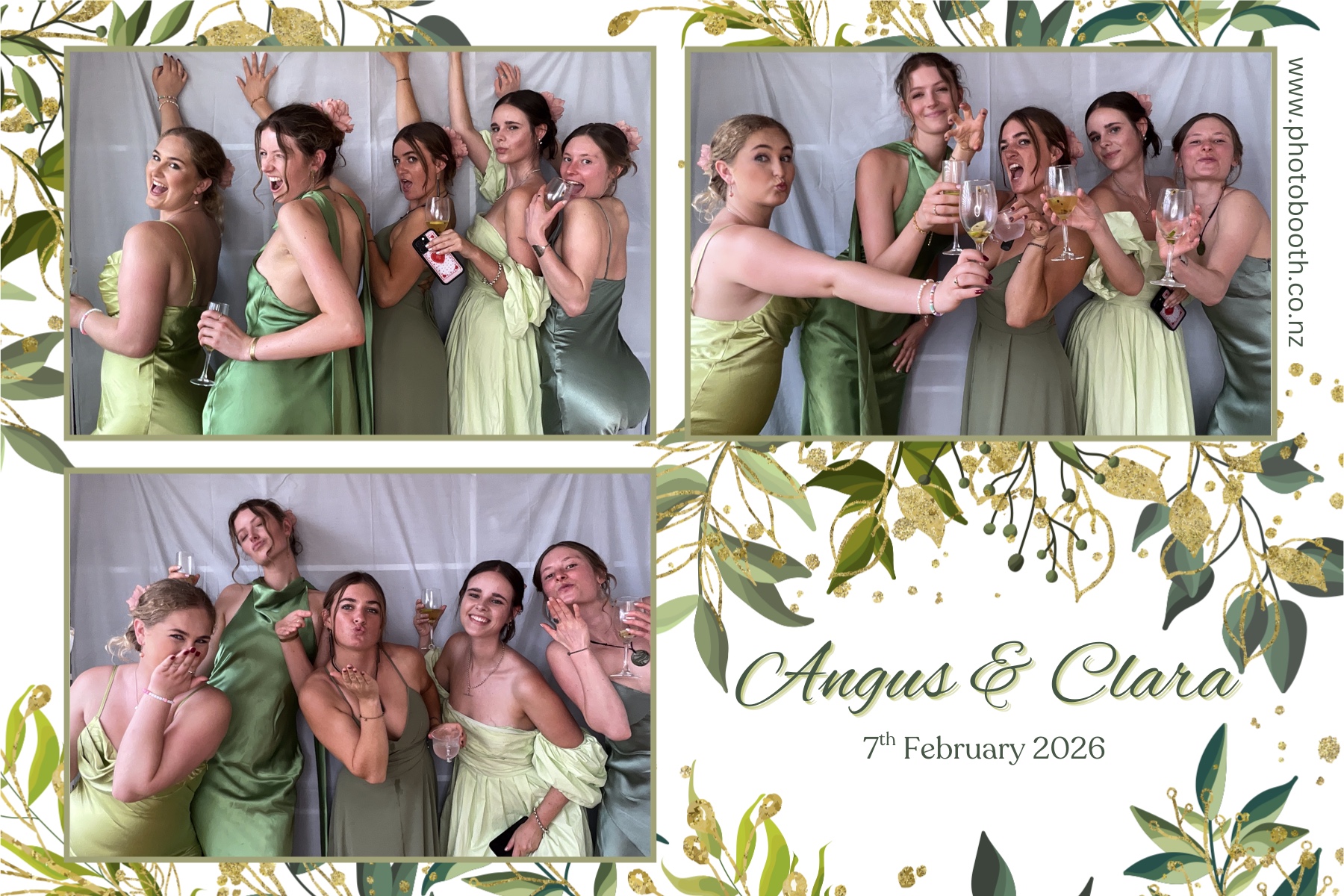 Angus and Clara's Wedding | View more photos from the event at gallery.photobooth.co.nz/u/SelfieCentral/Angus-and-Claras-Wedding