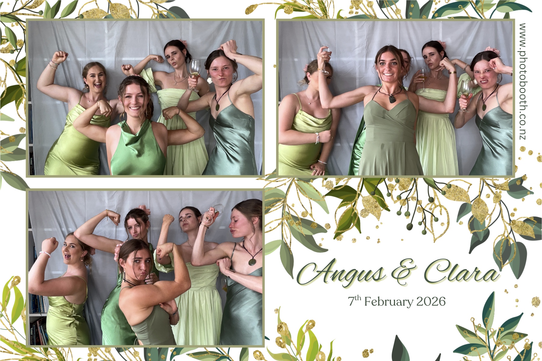 Angus and Clara's Wedding | View more photos from the event at gallery.photobooth.co.nz/u/SelfieCentral/Angus-and-Claras-Wedding