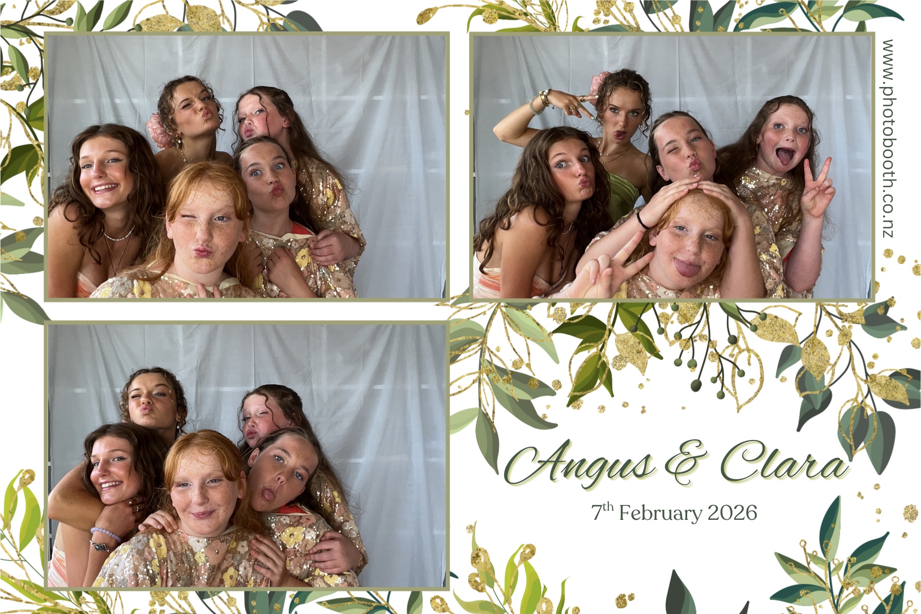 Angus and Clara's Wedding | View more photos from the event at gallery.photobooth.co.nz/u/SelfieCentral/Angus-and-Claras-Wedding