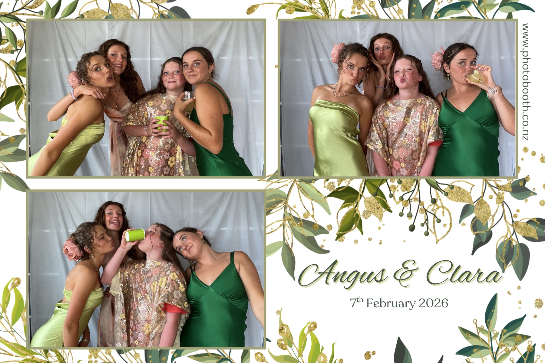 Angus and Clara's Wedding | View more photos from the event at gallery.photobooth.co.nz/u/SelfieCentral/Angus-and-Claras-Wedding