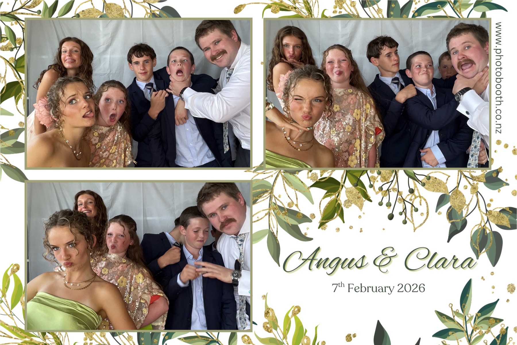 Angus and Clara's Wedding | View more photos from the event at gallery.photobooth.co.nz/u/SelfieCentral/Angus-and-Claras-Wedding