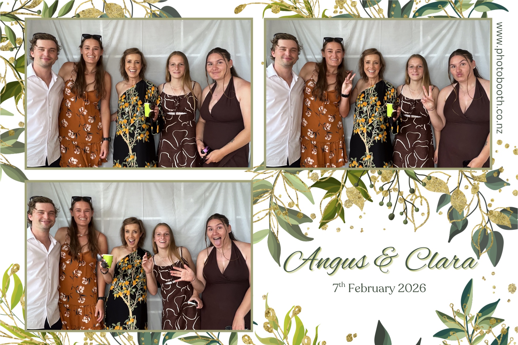 Angus and Clara's Wedding | View more photos from the event at gallery.photobooth.co.nz/u/SelfieCentral/Angus-and-Claras-Wedding