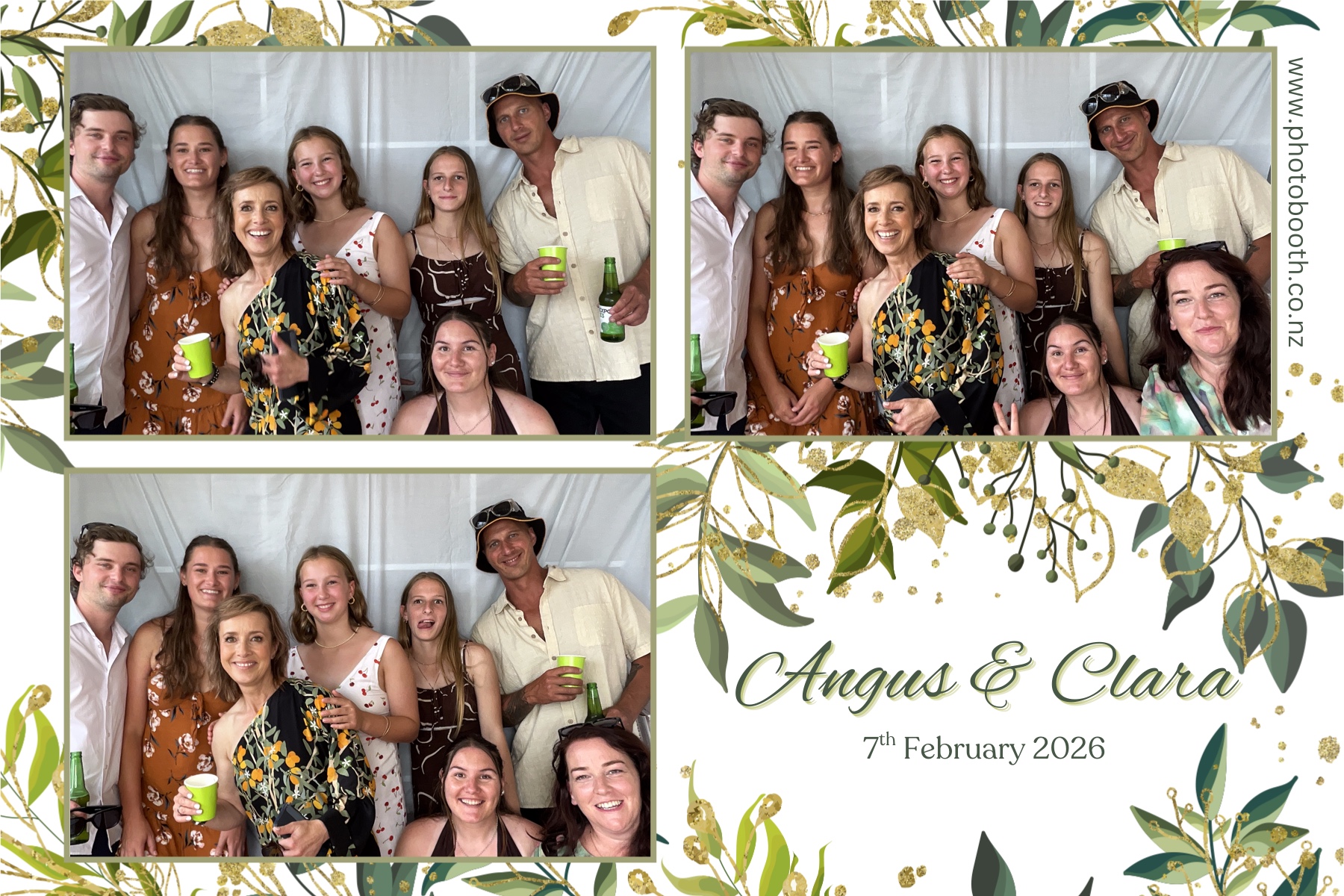 Angus and Clara's Wedding | View more photos from the event at gallery.photobooth.co.nz/u/SelfieCentral/Angus-and-Claras-Wedding