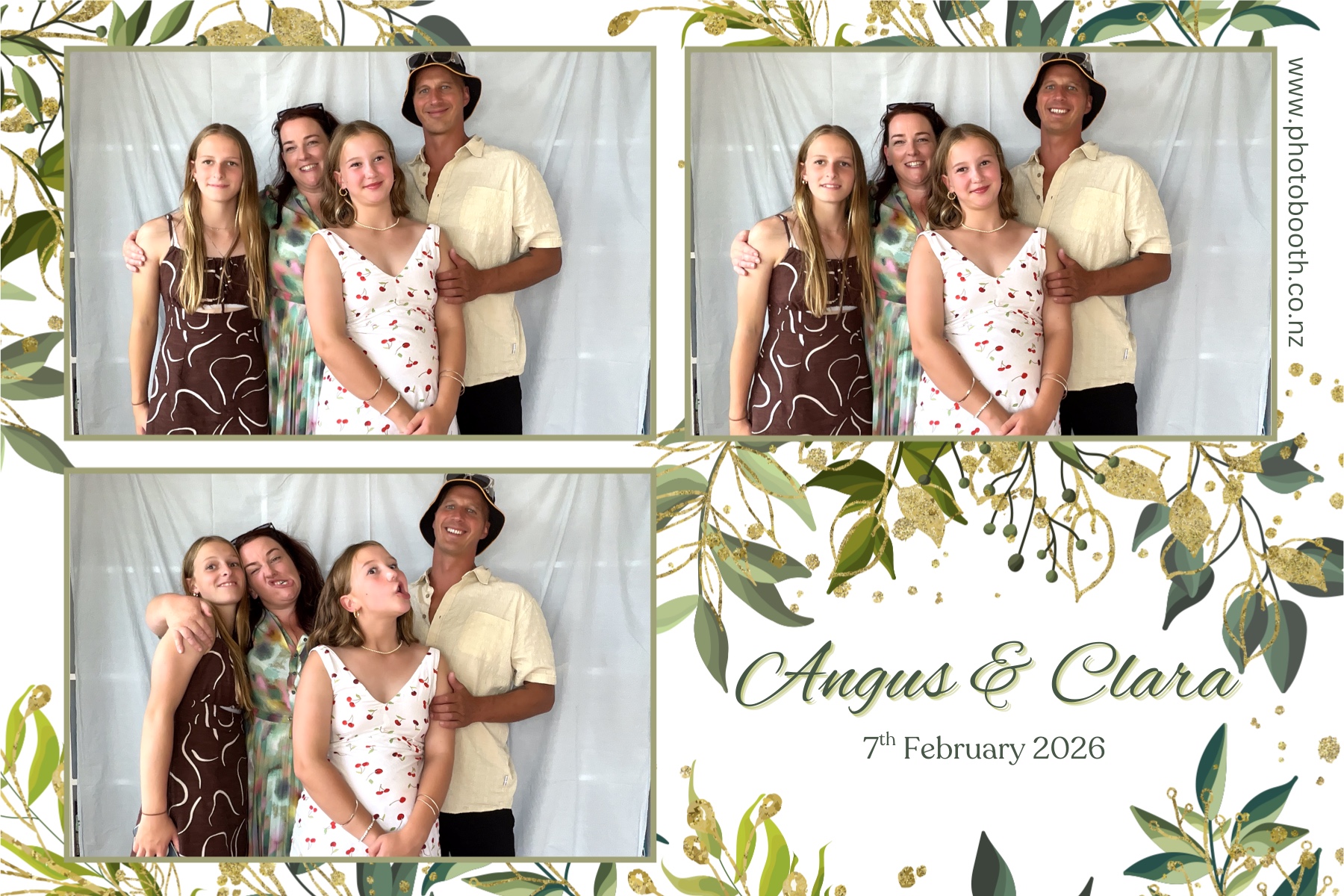 Angus and Clara's Wedding | View more photos from the event at gallery.photobooth.co.nz/u/SelfieCentral/Angus-and-Claras-Wedding