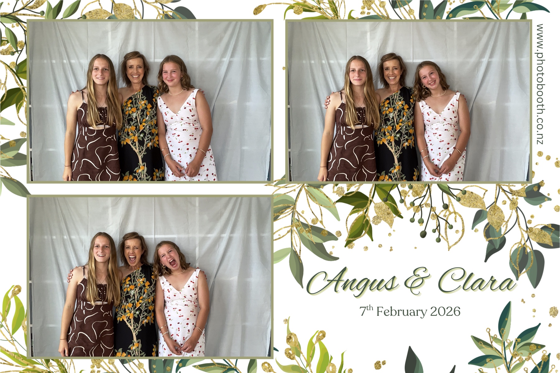 Angus and Clara's Wedding | View more photos from the event at gallery.photobooth.co.nz/u/SelfieCentral/Angus-and-Claras-Wedding