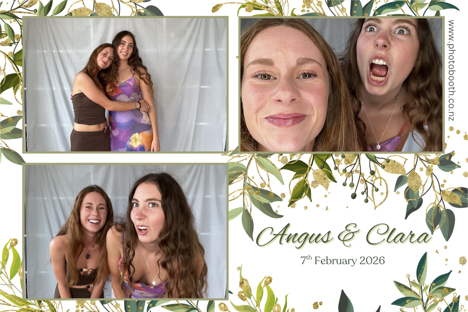 Angus and Clara's Wedding | View more photos from the event at gallery.photobooth.co.nz/u/SelfieCentral/Angus-and-Claras-Wedding