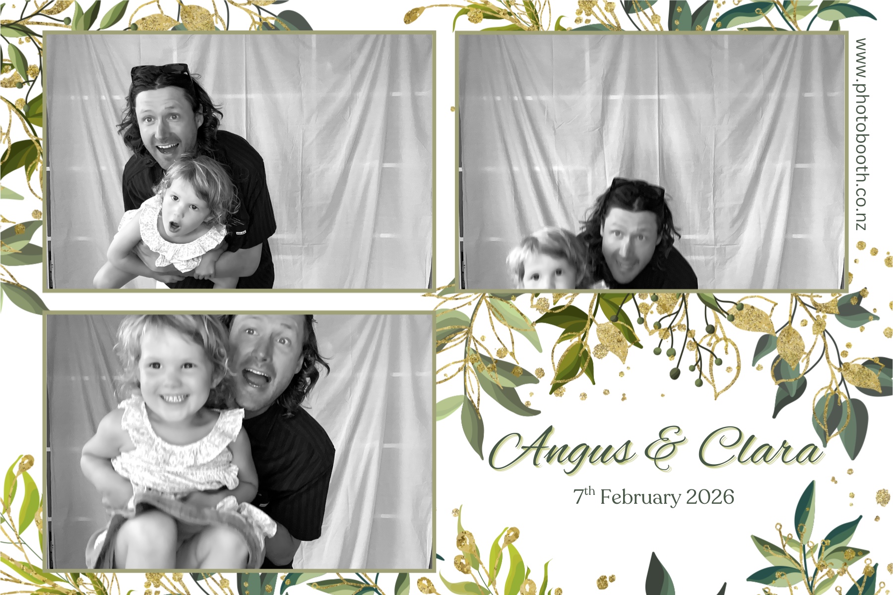 Angus and Clara's Wedding | View more photos from the event at gallery.photobooth.co.nz/u/SelfieCentral/Angus-and-Claras-Wedding