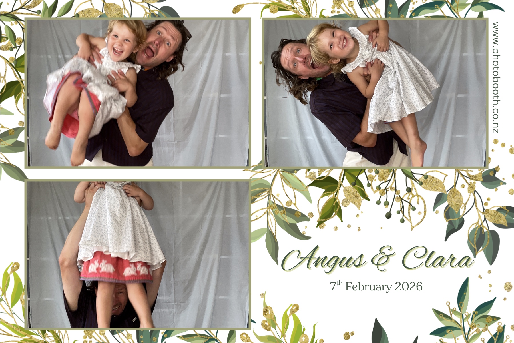 Angus and Clara's Wedding | View more photos from the event at gallery.photobooth.co.nz/u/SelfieCentral/Angus-and-Claras-Wedding