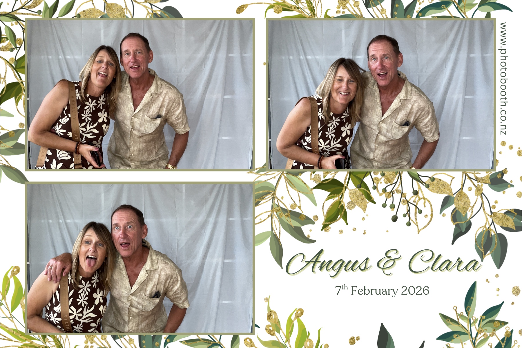 Angus and Clara's Wedding | View more photos from the event at gallery.photobooth.co.nz/u/SelfieCentral/Angus-and-Claras-Wedding