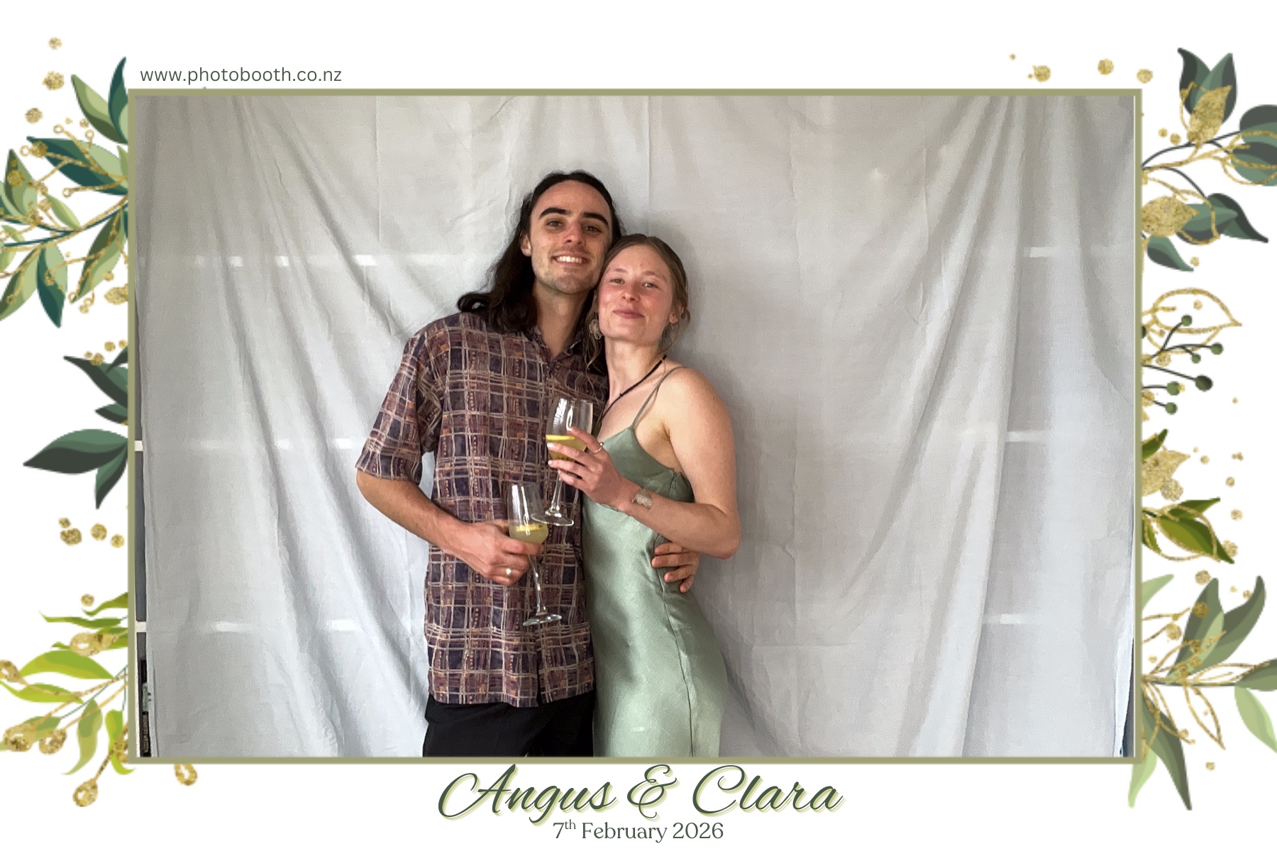 Angus and Clara's Wedding | View more photos from the event at gallery.photobooth.co.nz/u/SelfieCentral/Angus-and-Claras-Wedding