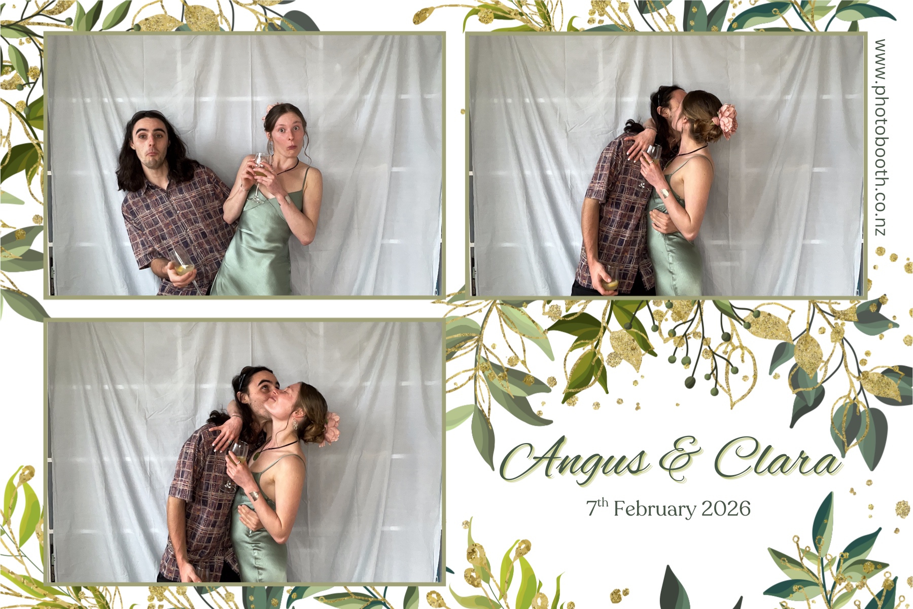 Angus and Clara's Wedding | View more photos from the event at gallery.photobooth.co.nz/u/SelfieCentral/Angus-and-Claras-Wedding