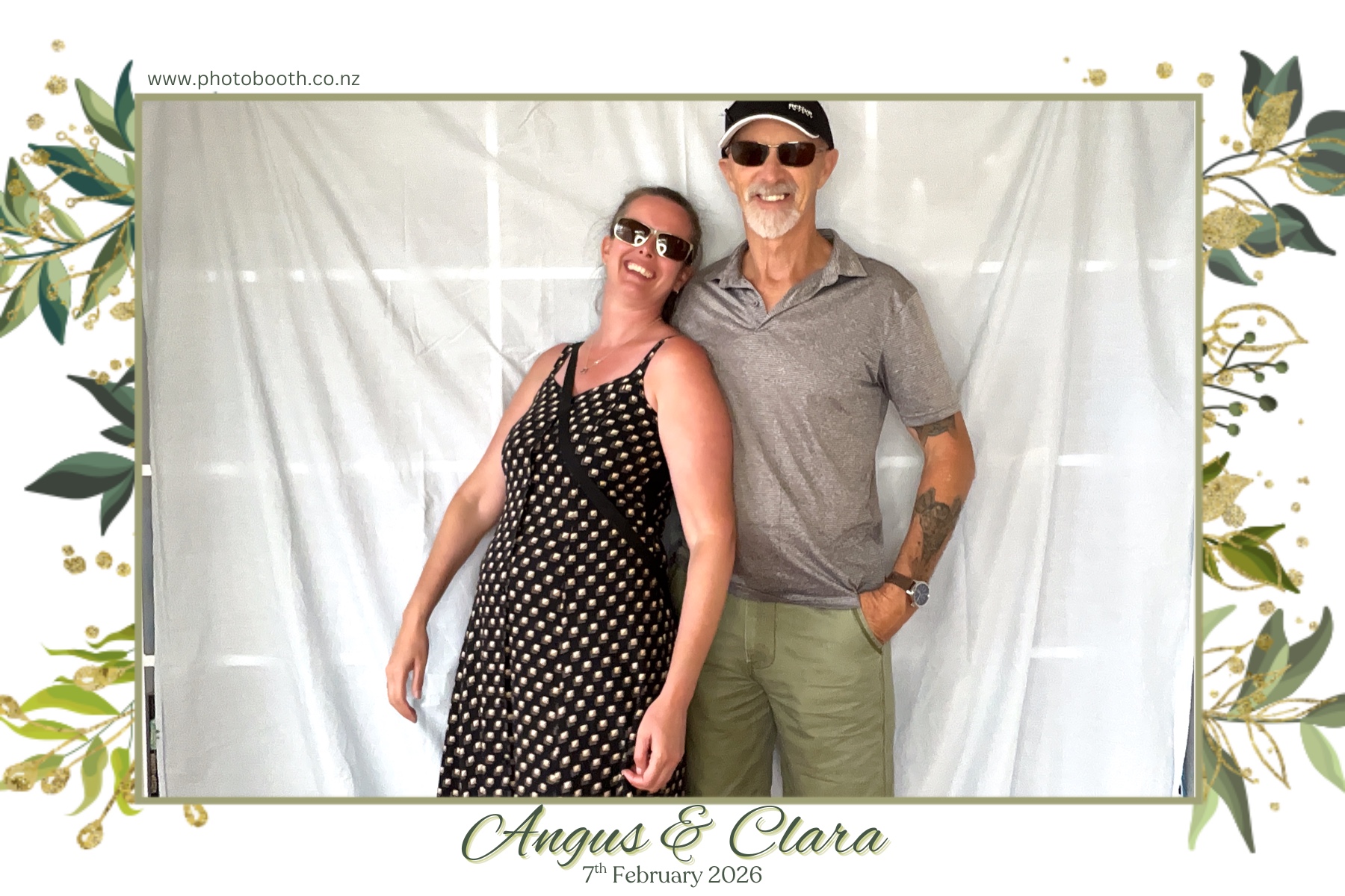 Angus and Clara's Wedding | View more photos from the event at gallery.photobooth.co.nz/u/SelfieCentral/Angus-and-Claras-Wedding