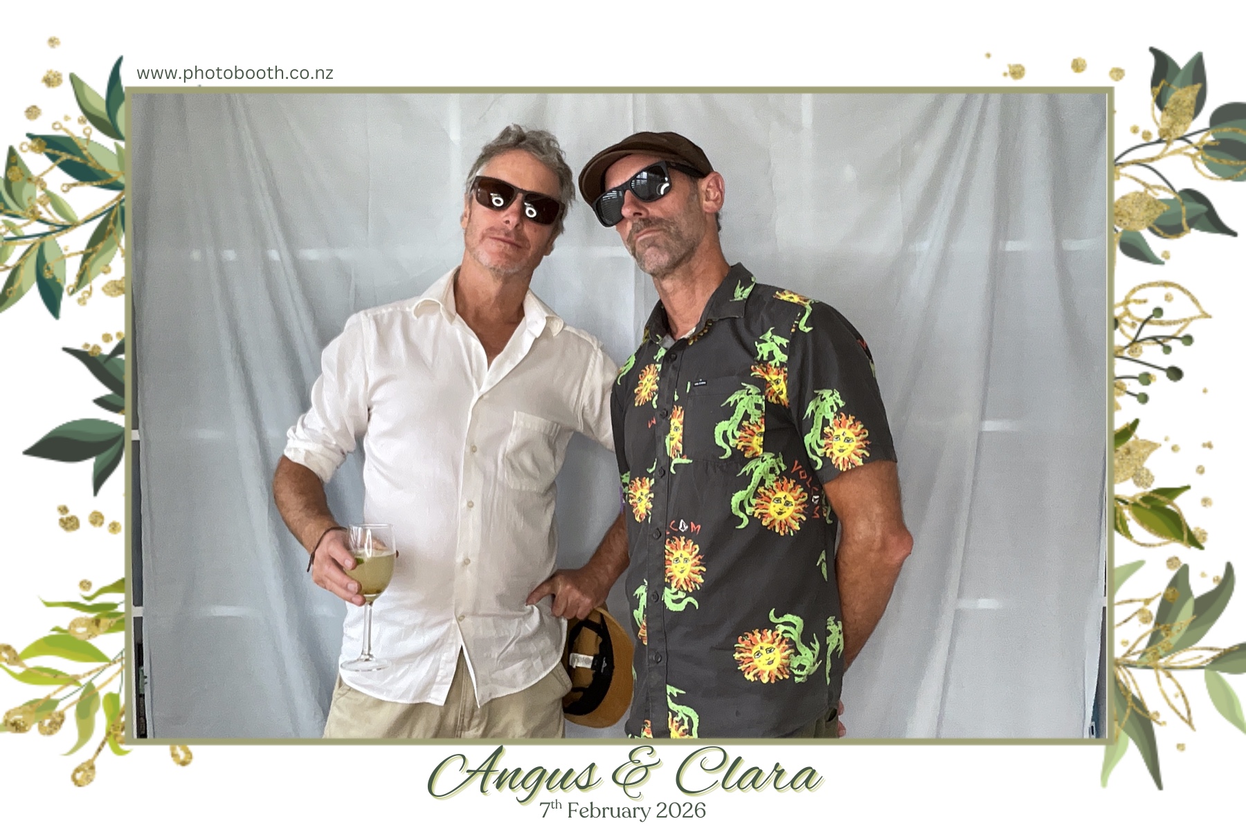 Angus and Clara's Wedding | View more photos from the event at gallery.photobooth.co.nz/u/SelfieCentral/Angus-and-Claras-Wedding