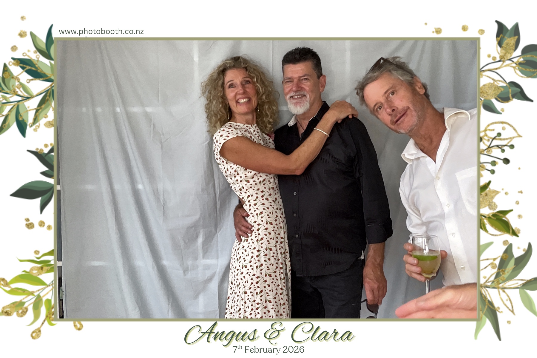 Angus and Clara's Wedding | View more photos from the event at gallery.photobooth.co.nz/u/SelfieCentral/Angus-and-Claras-Wedding