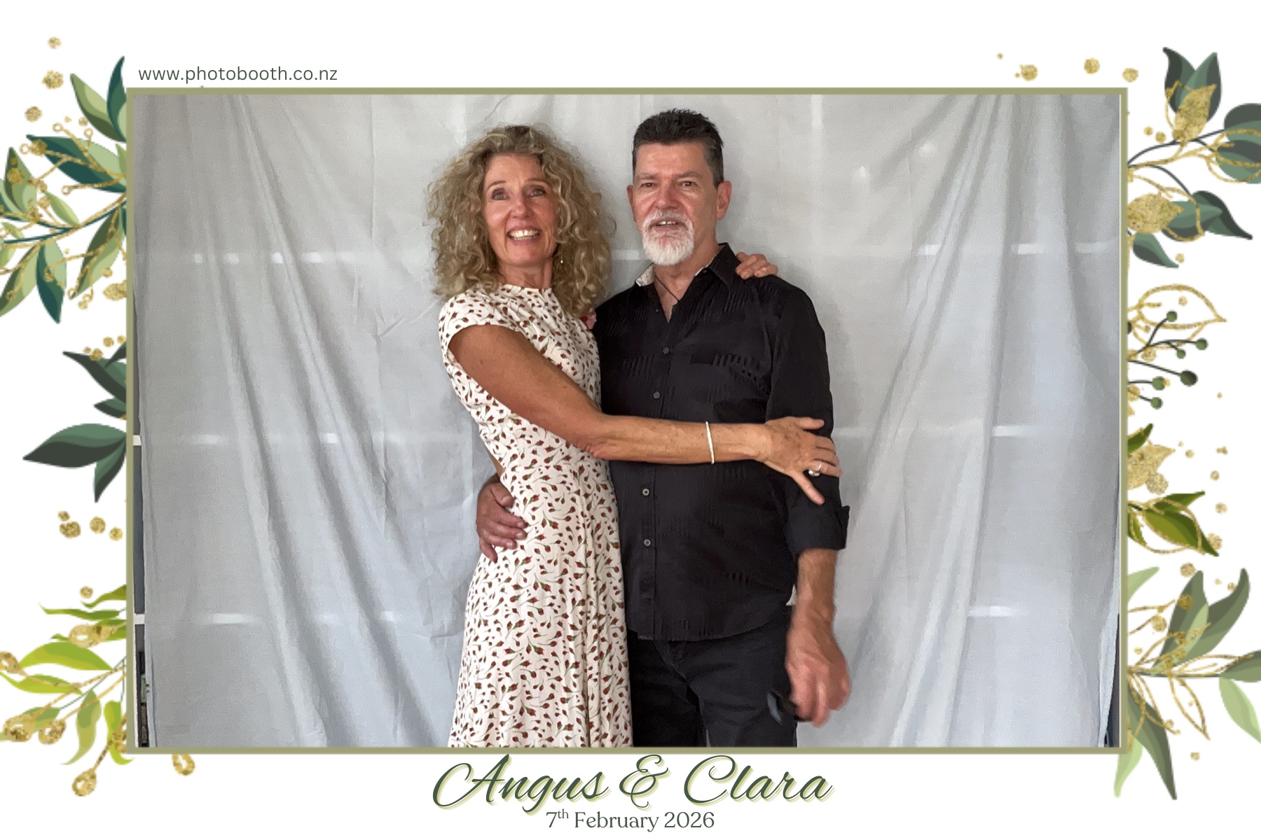 Angus and Clara's Wedding | View more photos from the event at gallery.photobooth.co.nz/u/SelfieCentral/Angus-and-Claras-Wedding