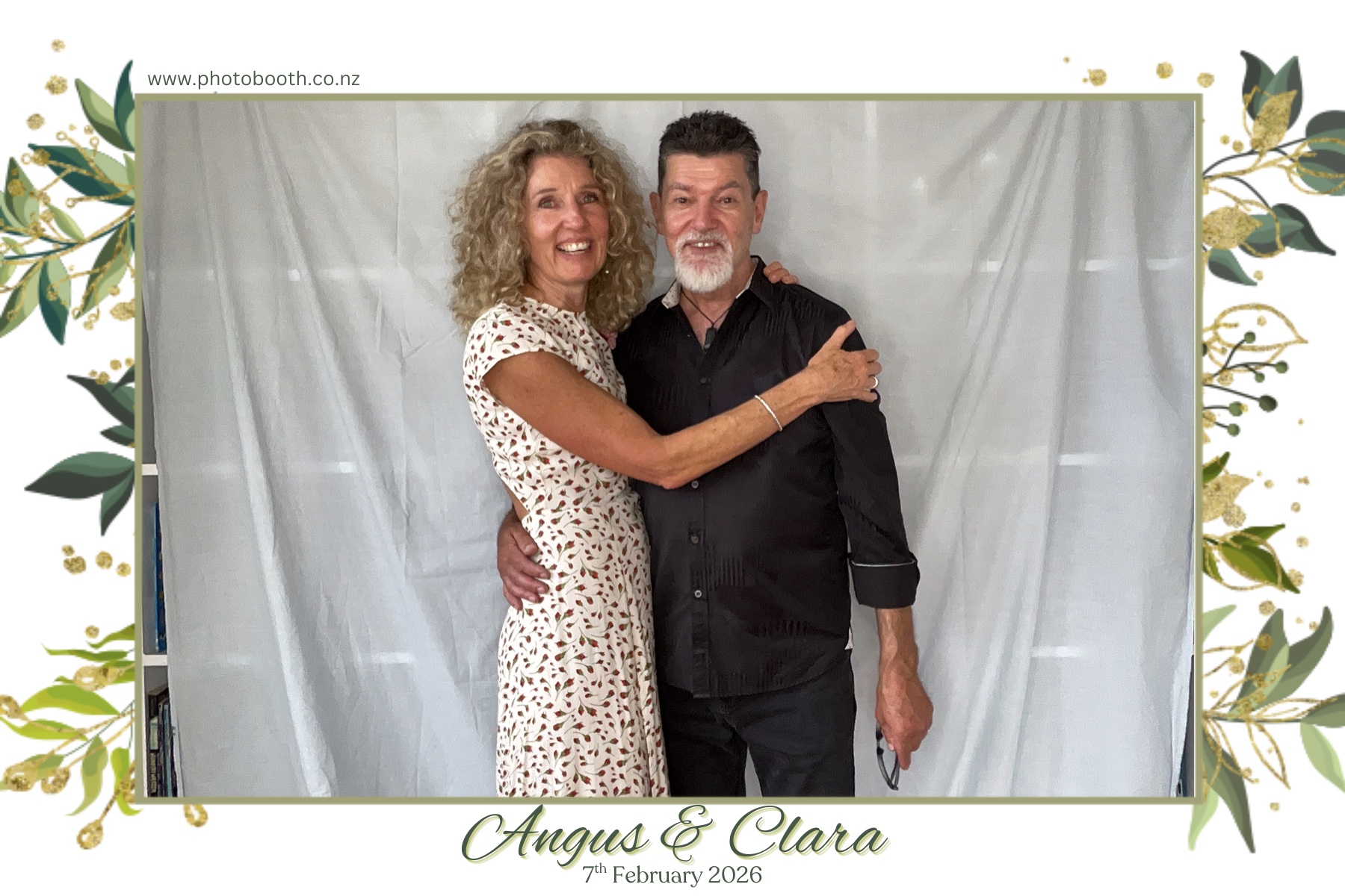 Angus and Clara's Wedding | View more photos from the event at gallery.photobooth.co.nz/u/SelfieCentral/Angus-and-Claras-Wedding