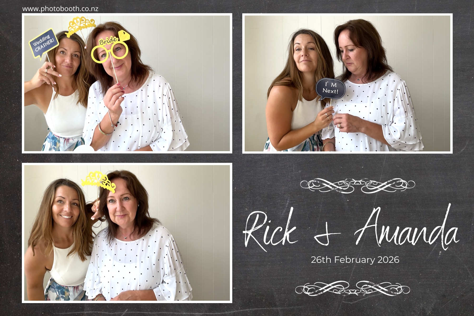 Wright Wedding | View more photos from the event at gallery.photobooth.co.nz/u/SelfieCentral/Wright-Wedding