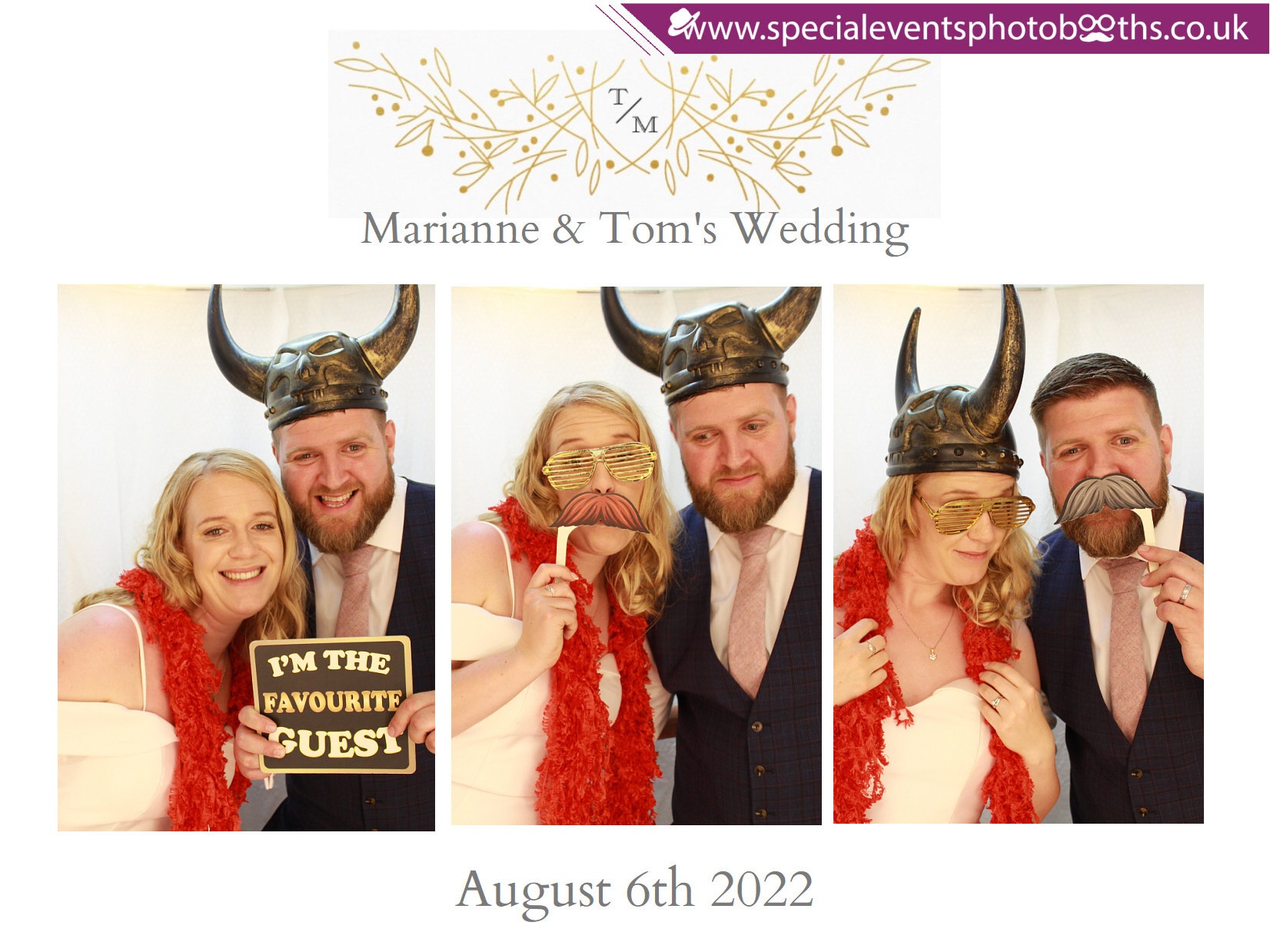 Marianne & Tom Wedding | View more photos from the event at my.specialeventsphotobooths.co.uk/u/SpecialEventsPhotoBooths/Marianne-Tom-Wedding