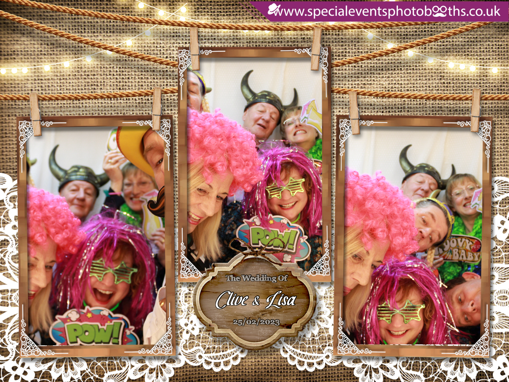 Clive & Lisa's Wedding | View more photos from the event at my.specialeventsphotobooths.co.uk/u/SpecialEventsPhotoBooths/Clive-Lisas-Wedding