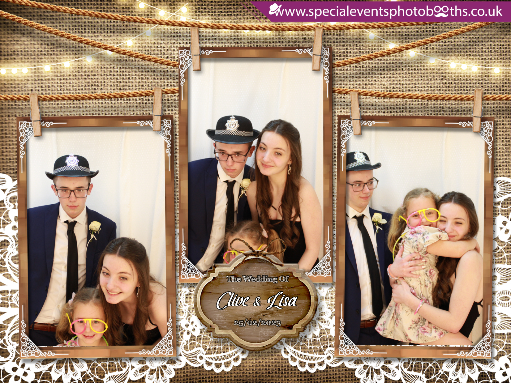 Clive & Lisa's Wedding | View more photos from the event at my.specialeventsphotobooths.co.uk/u/SpecialEventsPhotoBooths/Clive-Lisas-Wedding