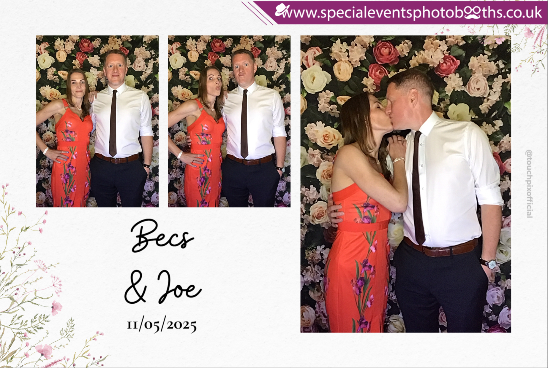 Bec & Joe's Wedding | View more photos from the event at my.specialeventsphotobooths.co.uk/u/SpecialEventsPhotoBooths/Bec-Joes-Wedding