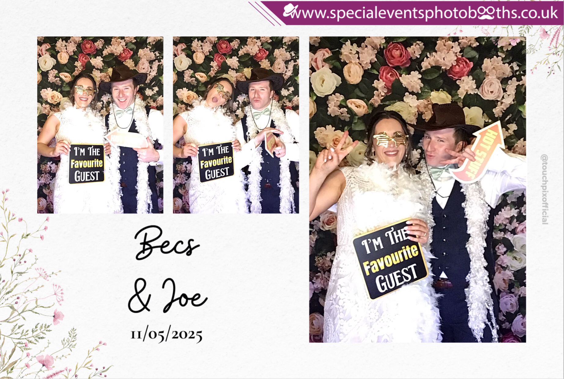 Bec & Joe's Wedding | View more photos from the event at my.specialeventsphotobooths.co.uk/u/SpecialEventsPhotoBooths/Bec-Joes-Wedding