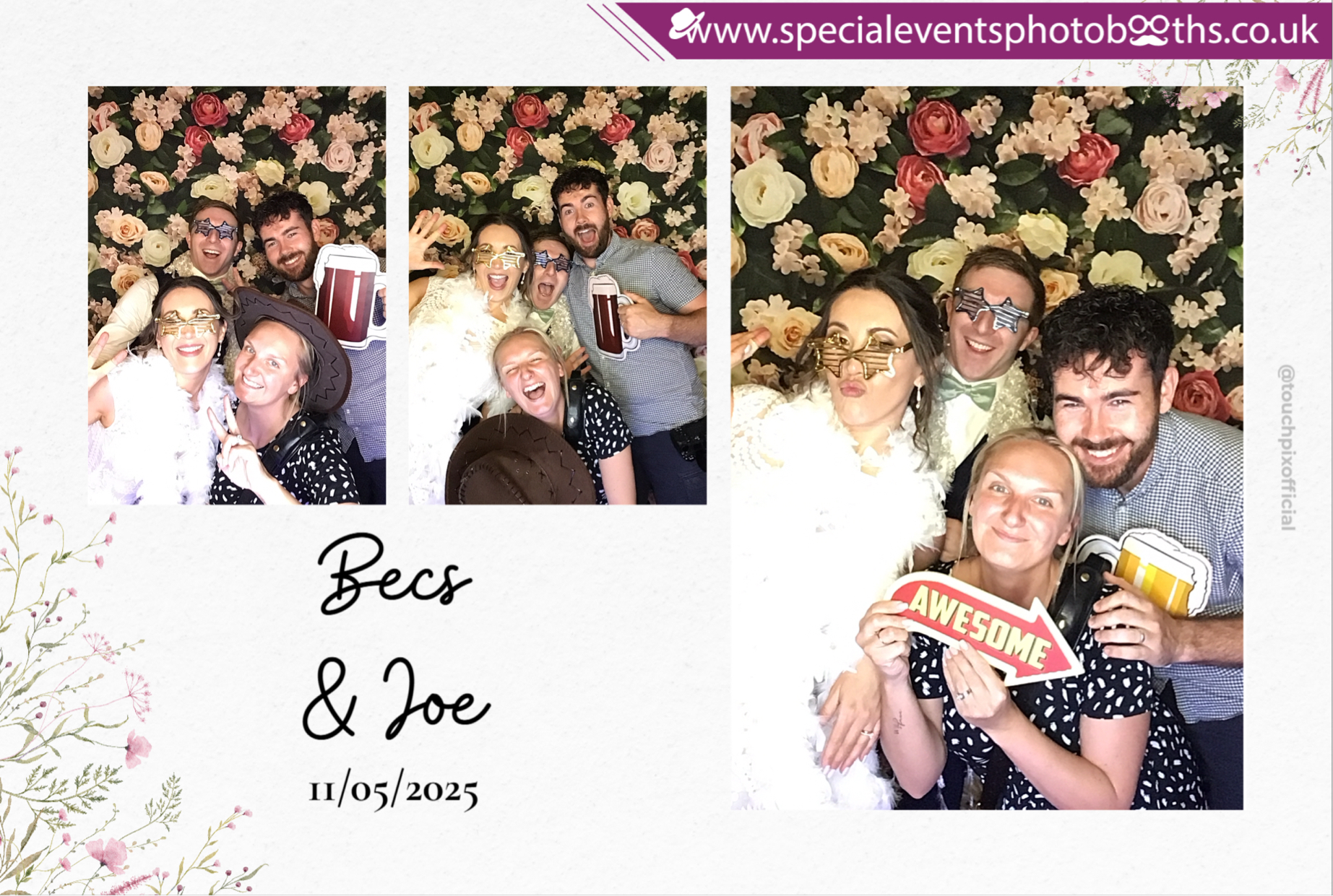 Bec & Joe's Wedding | View more photos from the event at my.specialeventsphotobooths.co.uk/u/SpecialEventsPhotoBooths/Bec-Joes-Wedding