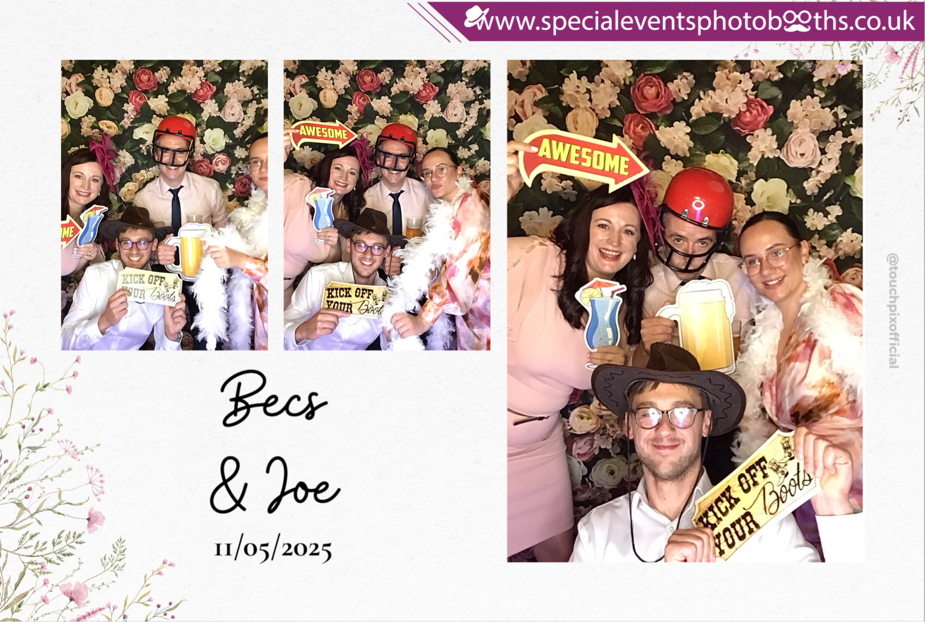 Bec & Joe's Wedding | View more photos from the event at my.specialeventsphotobooths.co.uk/u/SpecialEventsPhotoBooths/Bec-Joes-Wedding