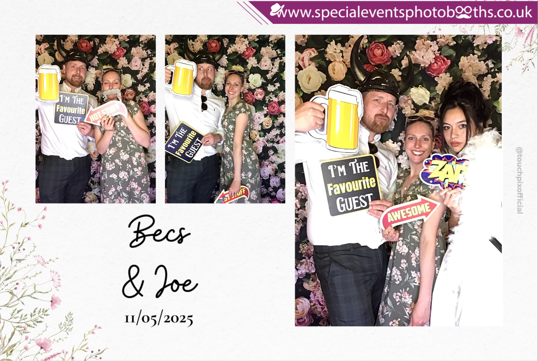 Bec & Joe's Wedding | View more photos from the event at my.specialeventsphotobooths.co.uk/u/SpecialEventsPhotoBooths/Bec-Joes-Wedding