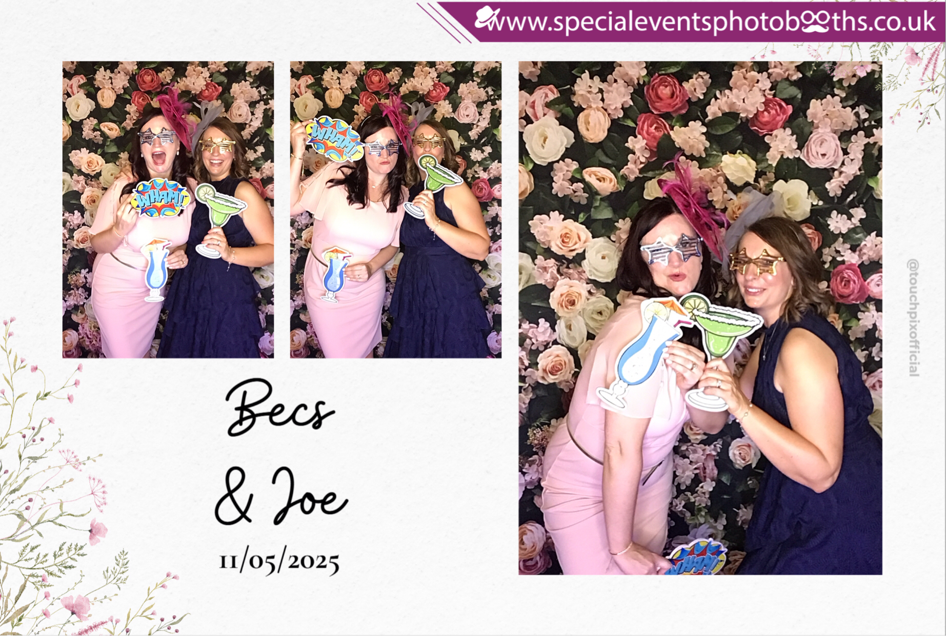 Bec & Joe's Wedding | View more photos from the event at my.specialeventsphotobooths.co.uk/u/SpecialEventsPhotoBooths/Bec-Joes-Wedding