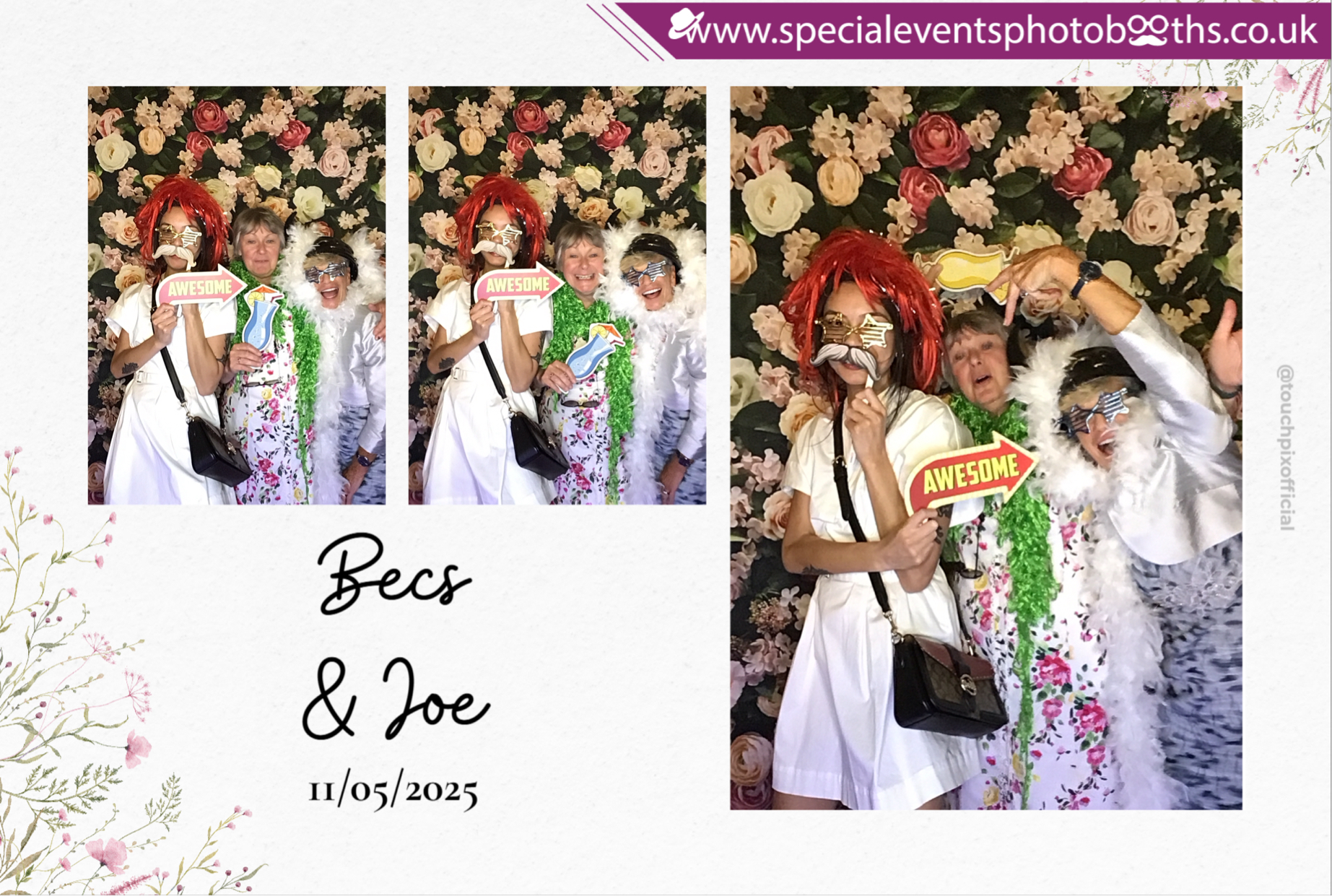 Bec & Joe's Wedding | View more photos from the event at my.specialeventsphotobooths.co.uk/u/SpecialEventsPhotoBooths/Bec-Joes-Wedding
