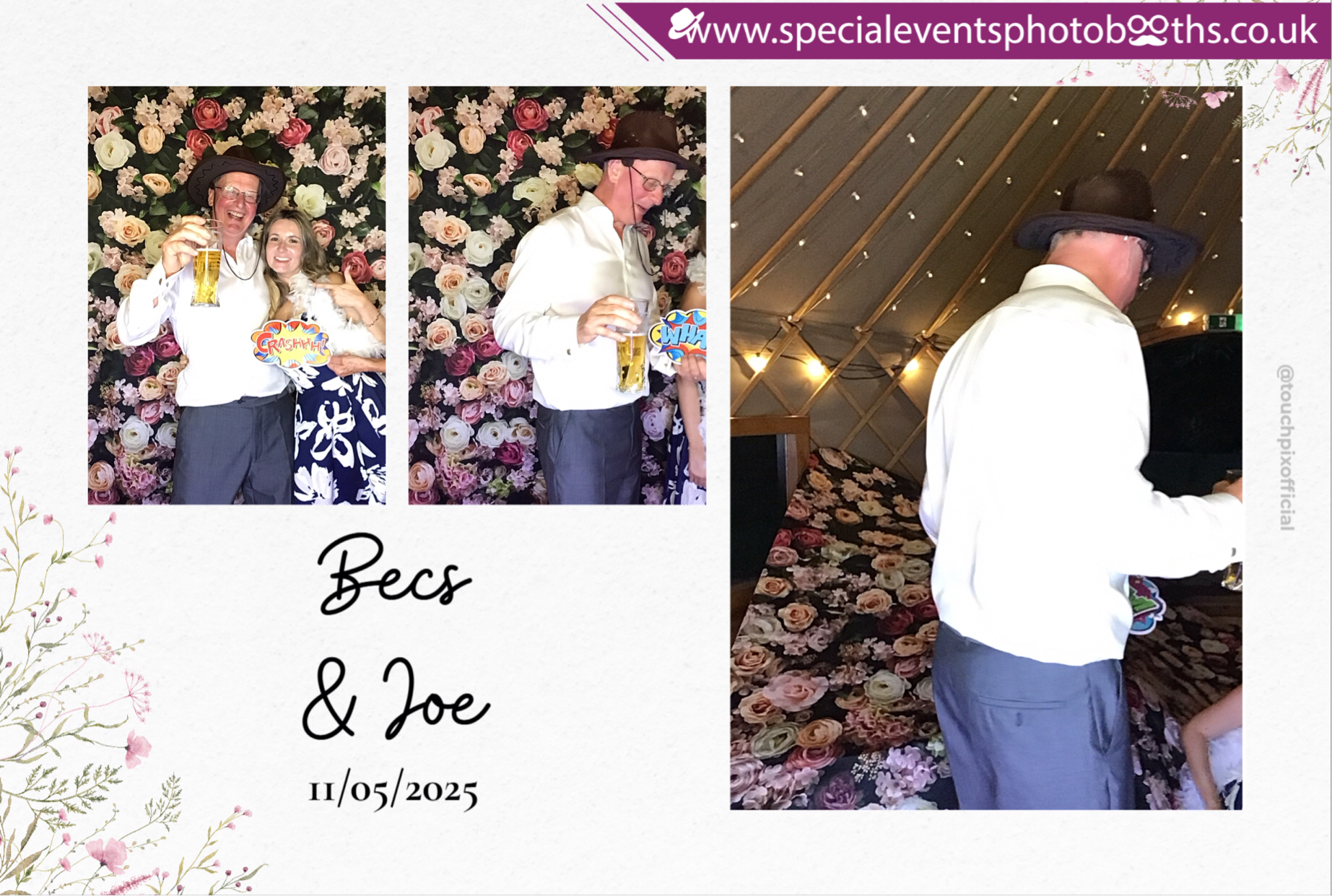 Bec & Joe's Wedding | View more photos from the event at my.specialeventsphotobooths.co.uk/u/SpecialEventsPhotoBooths/Bec-Joes-Wedding