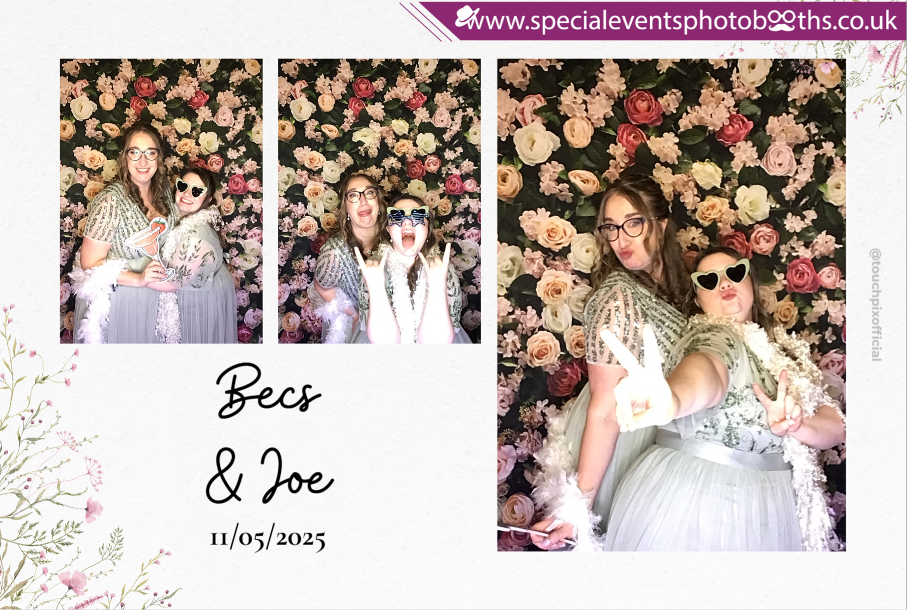 Bec & Joe's Wedding | View more photos from the event at my.specialeventsphotobooths.co.uk/u/SpecialEventsPhotoBooths/Bec-Joes-Wedding