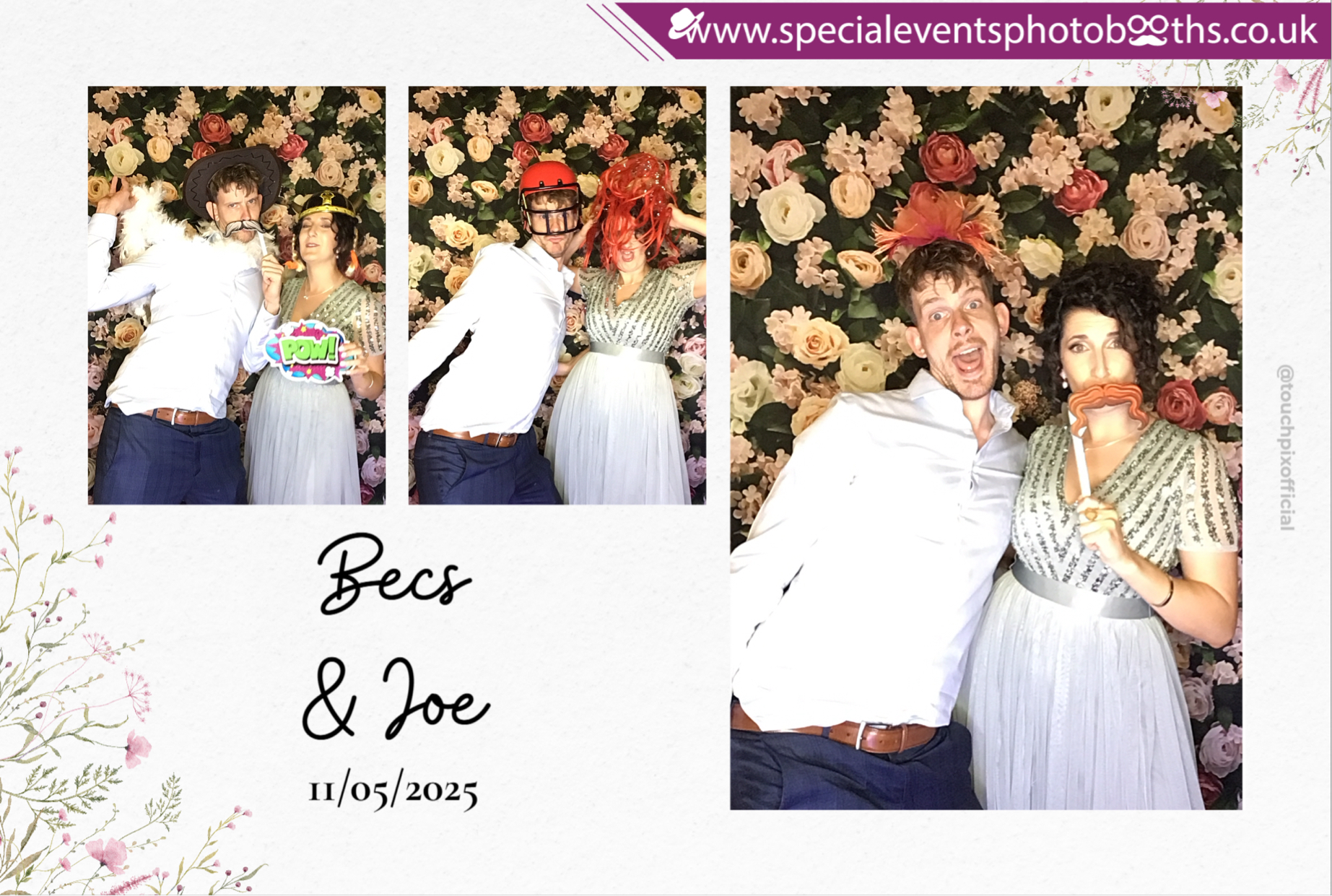 Bec & Joe's Wedding | View more photos from the event at my.specialeventsphotobooths.co.uk/u/SpecialEventsPhotoBooths/Bec-Joes-Wedding