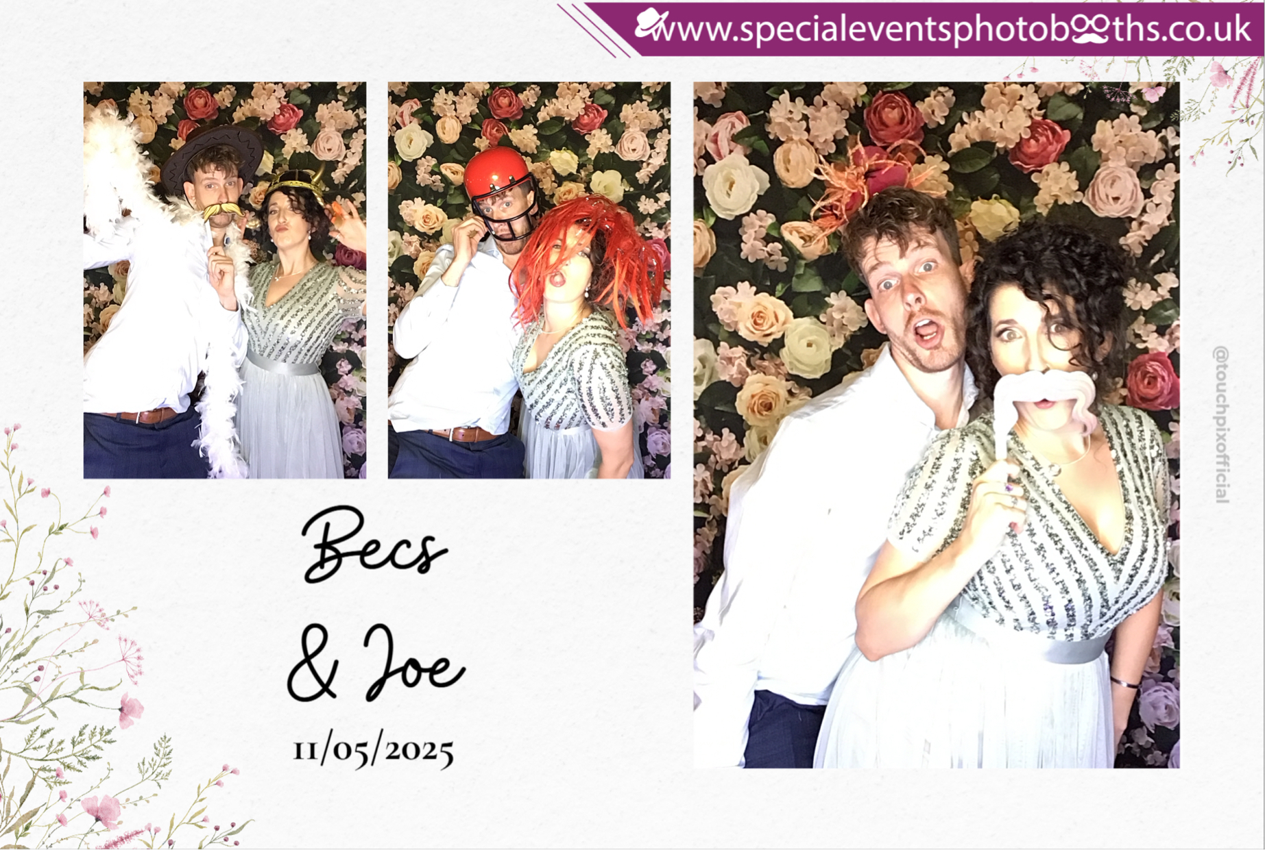 Bec & Joe's Wedding | View more photos from the event at my.specialeventsphotobooths.co.uk/u/SpecialEventsPhotoBooths/Bec-Joes-Wedding