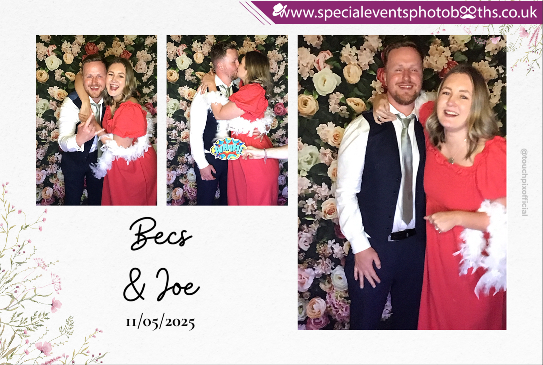 Bec & Joe's Wedding | View more photos from the event at my.specialeventsphotobooths.co.uk/u/SpecialEventsPhotoBooths/Bec-Joes-Wedding
