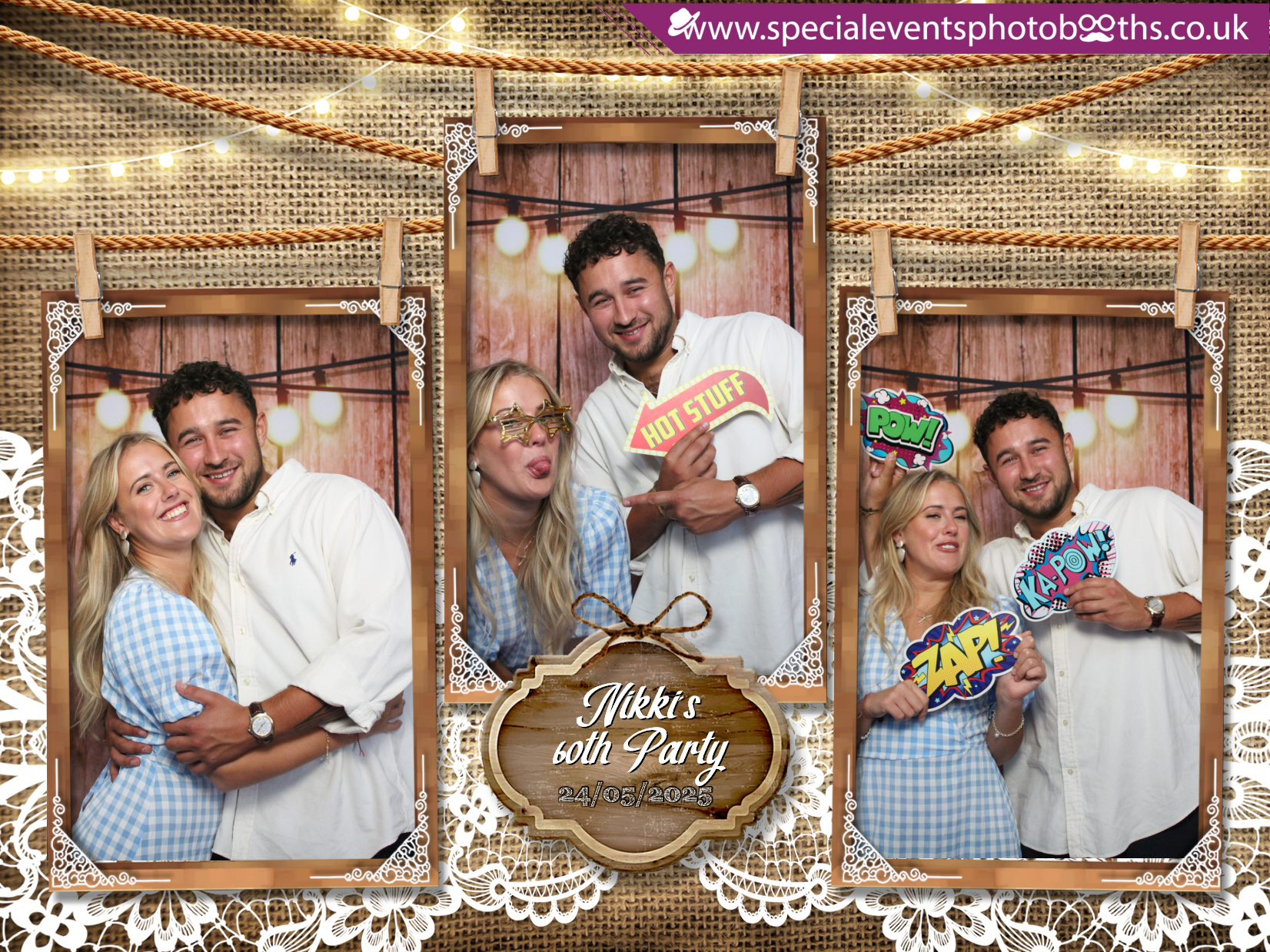 Nikki's 60th | View more photos from the event at my.specialeventsphotobooths.co.uk/u/SpecialEventsPhotoBooths/Nikkis-60th