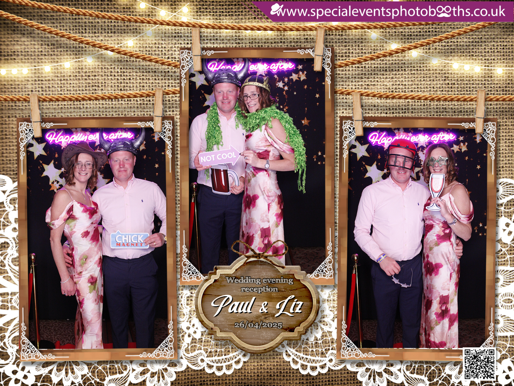 Paul & Liz's Wedding Reception | View more photos from the event at my.specialeventsphotobooths.co.uk/u/SpecialEventsPhotoBooths/Paul-Lizs-Wedding-Reception