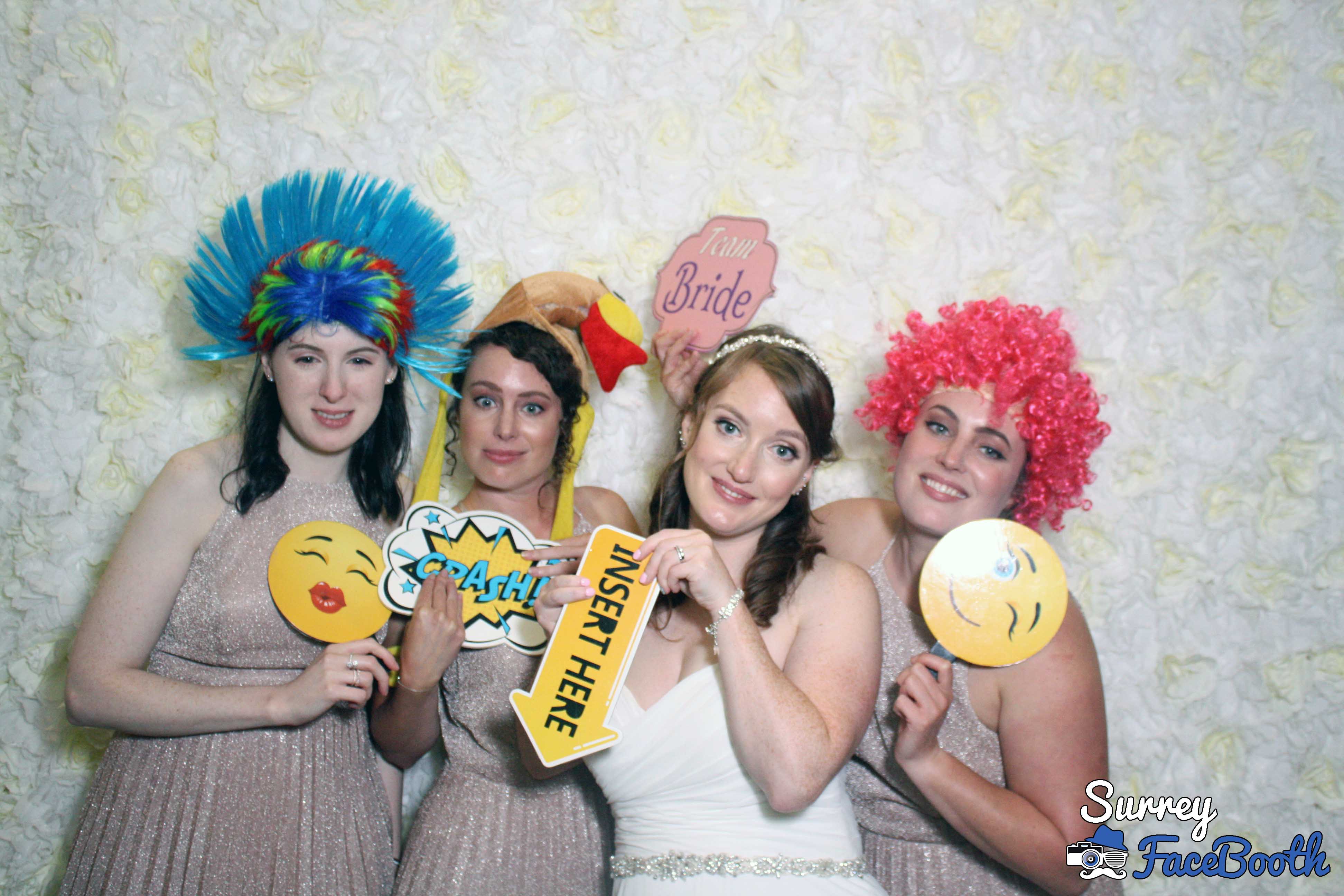 Alex & Rebecca's Wedding | View more photos from the event at galleries.surreyfacebooth.co.uk/u/Surrey-FaceBooth/Alex-Rebeccas-Wedding