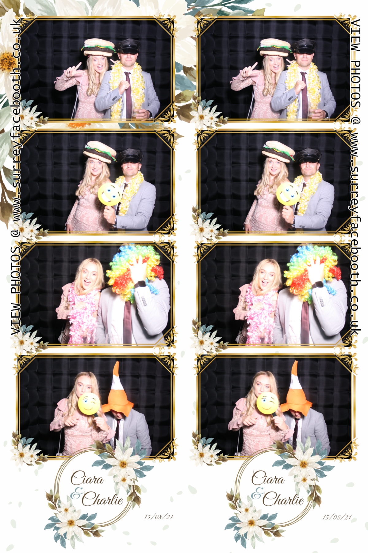 Ciara and Charlie's Wedding | View more photos from the event at galleries.surreyfacebooth.co.uk/u/Surrey-FaceBooth/Ciara-and-Charlies-Wedding